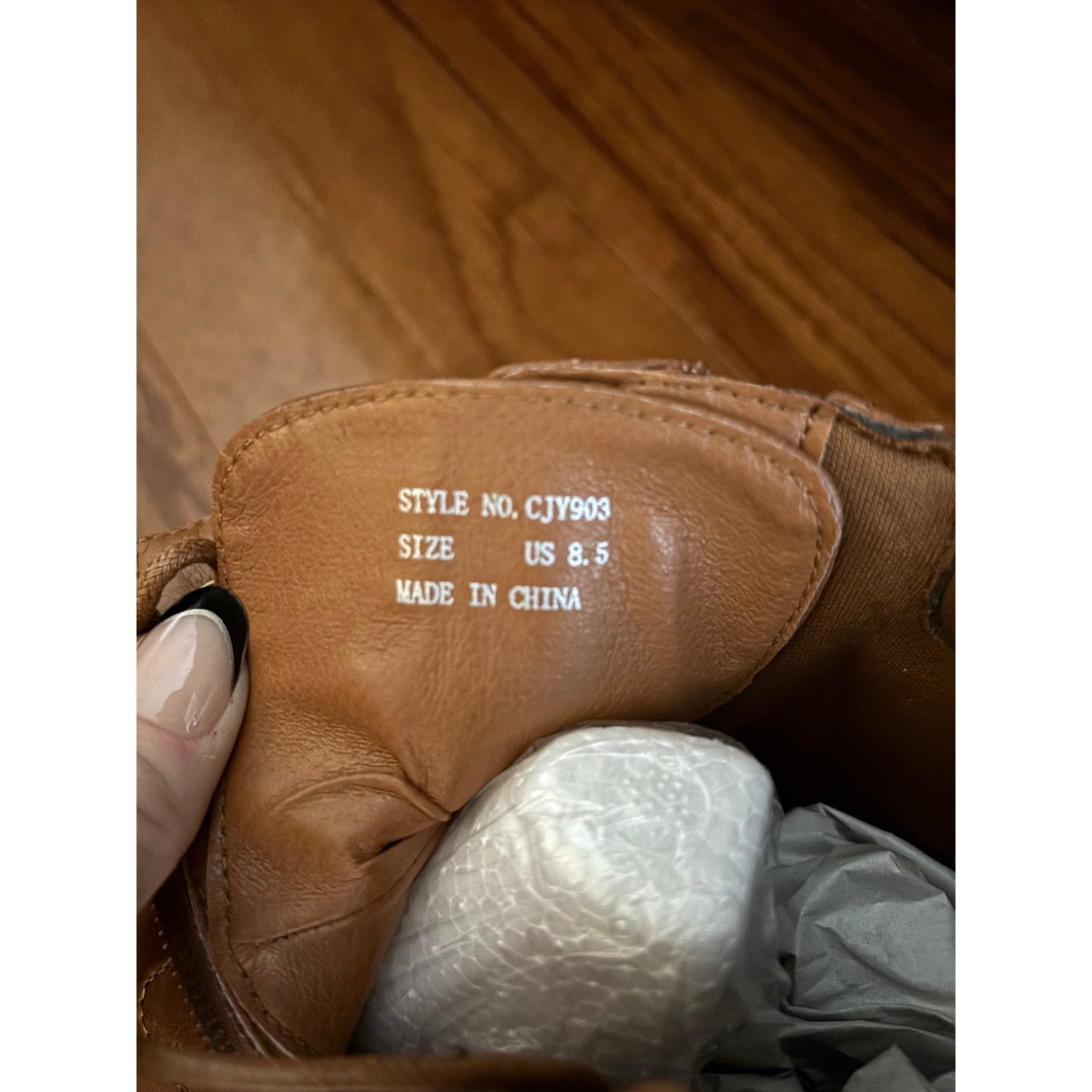 Vepose Brown Ankle Boots Size 8.5, new with tag