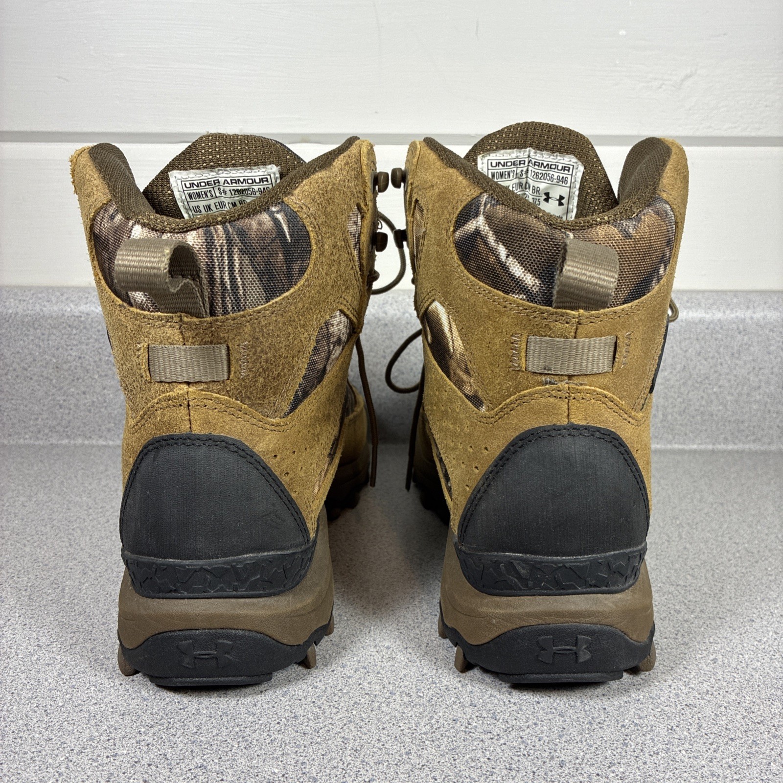 Under Armour Speed Freek Bozeman Womens 8 Waterproof Combat Hunting Boots Camo
