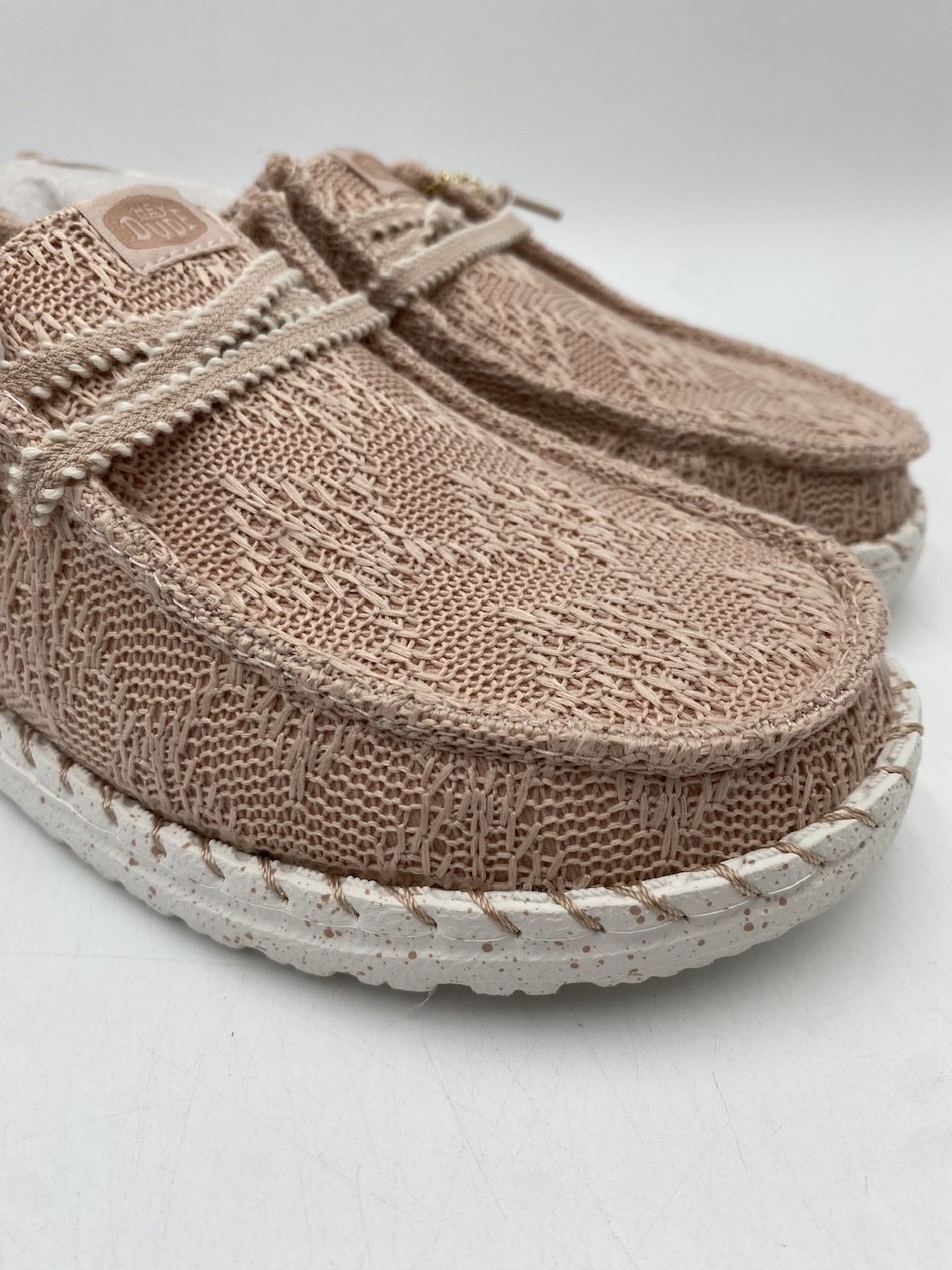 Hey Dude WENDY BOHO KNIT Women’s NEW Casual Loafers Rose Dust Multiple Sizes