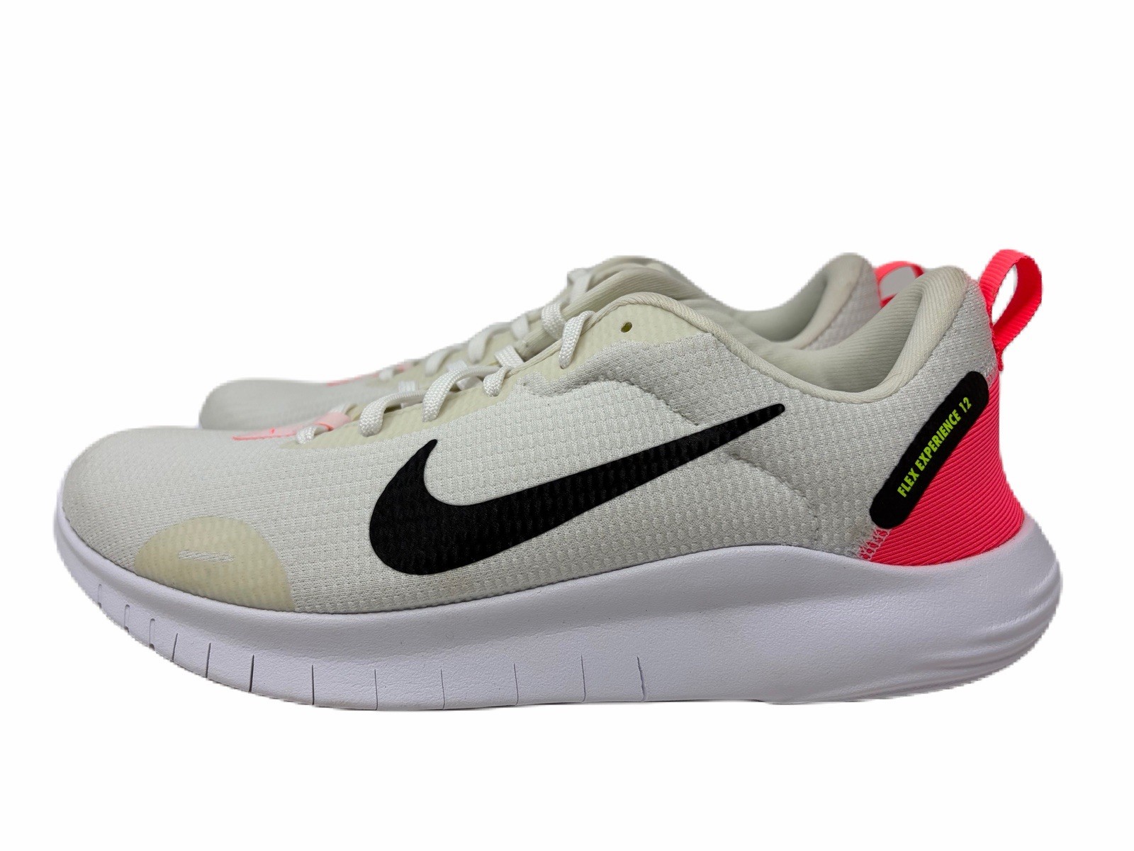 Nike Flex Experience Run 12 Womens Size 10.5 White Pink Running Shoes Sneakers