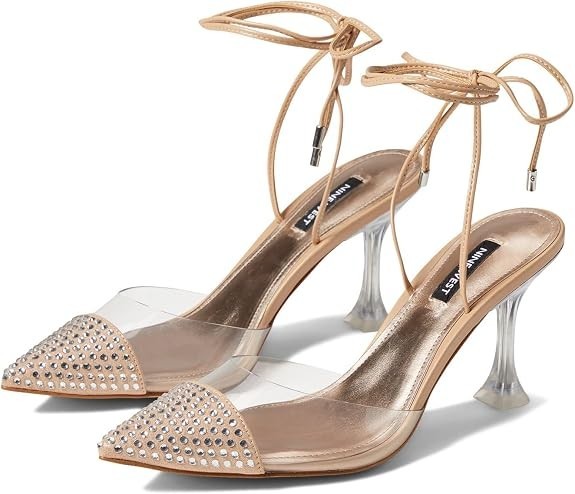Nine West Haina 3 Heels NIB Warm Blush Size 6.5 Dressy Cocktail Party Wedding