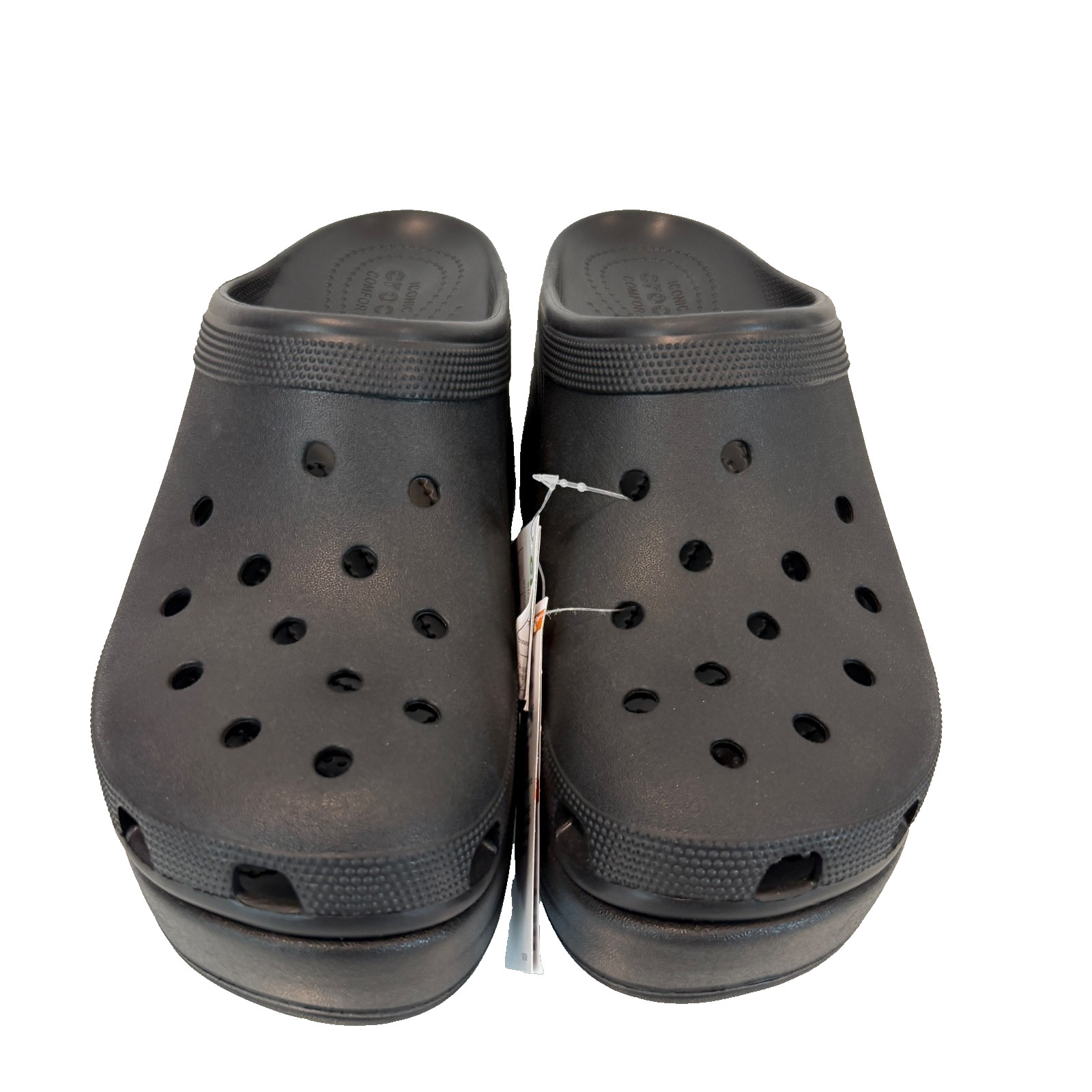 Crocs Siren Clog Chunky Black Platform Women’s 13 (Men’s 11) Unisex Y2K Grunge