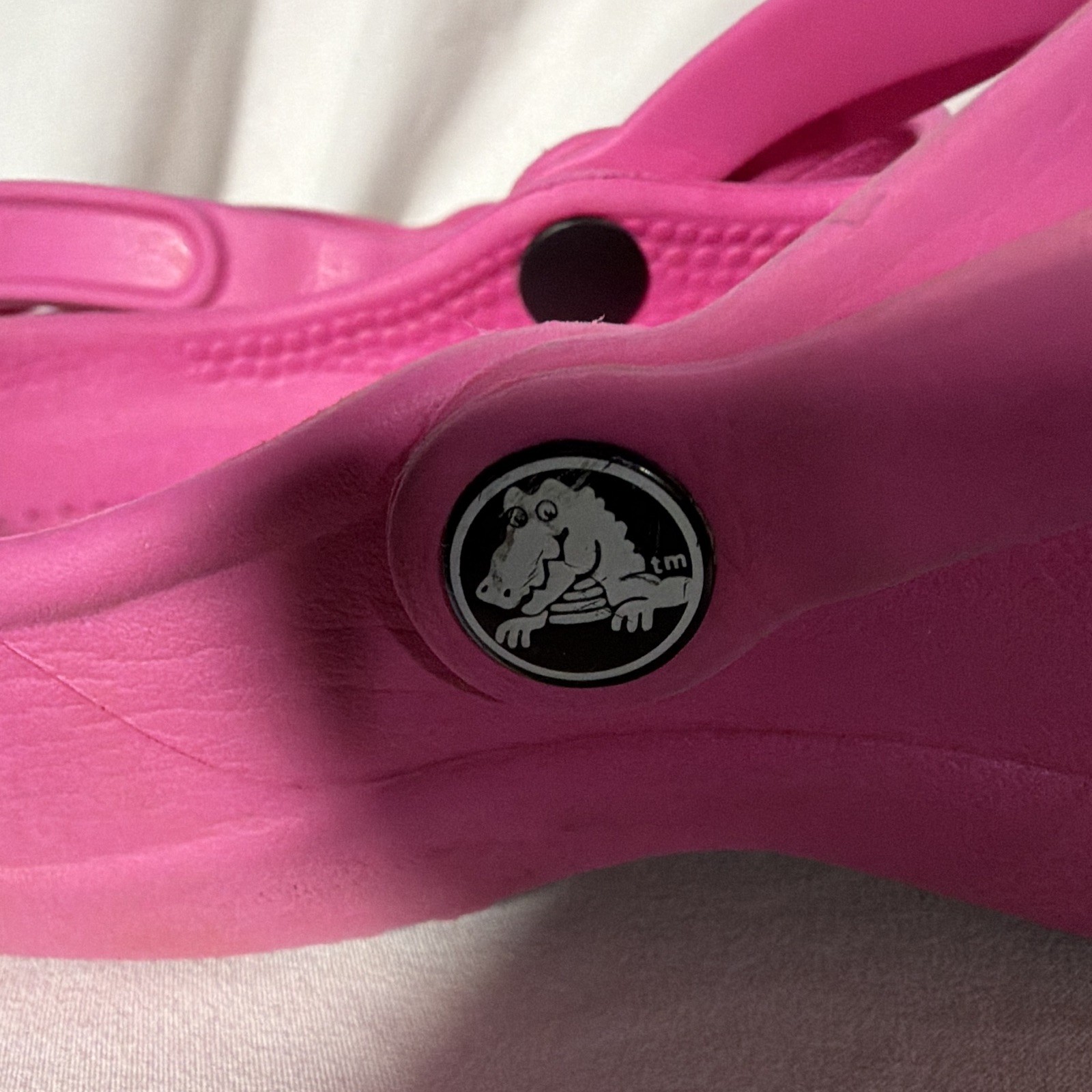 Women’s size 7 pink crocs