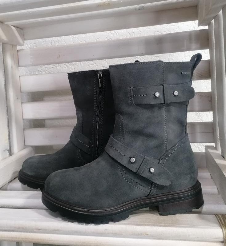 ladies clarks boots grey suede 37.5