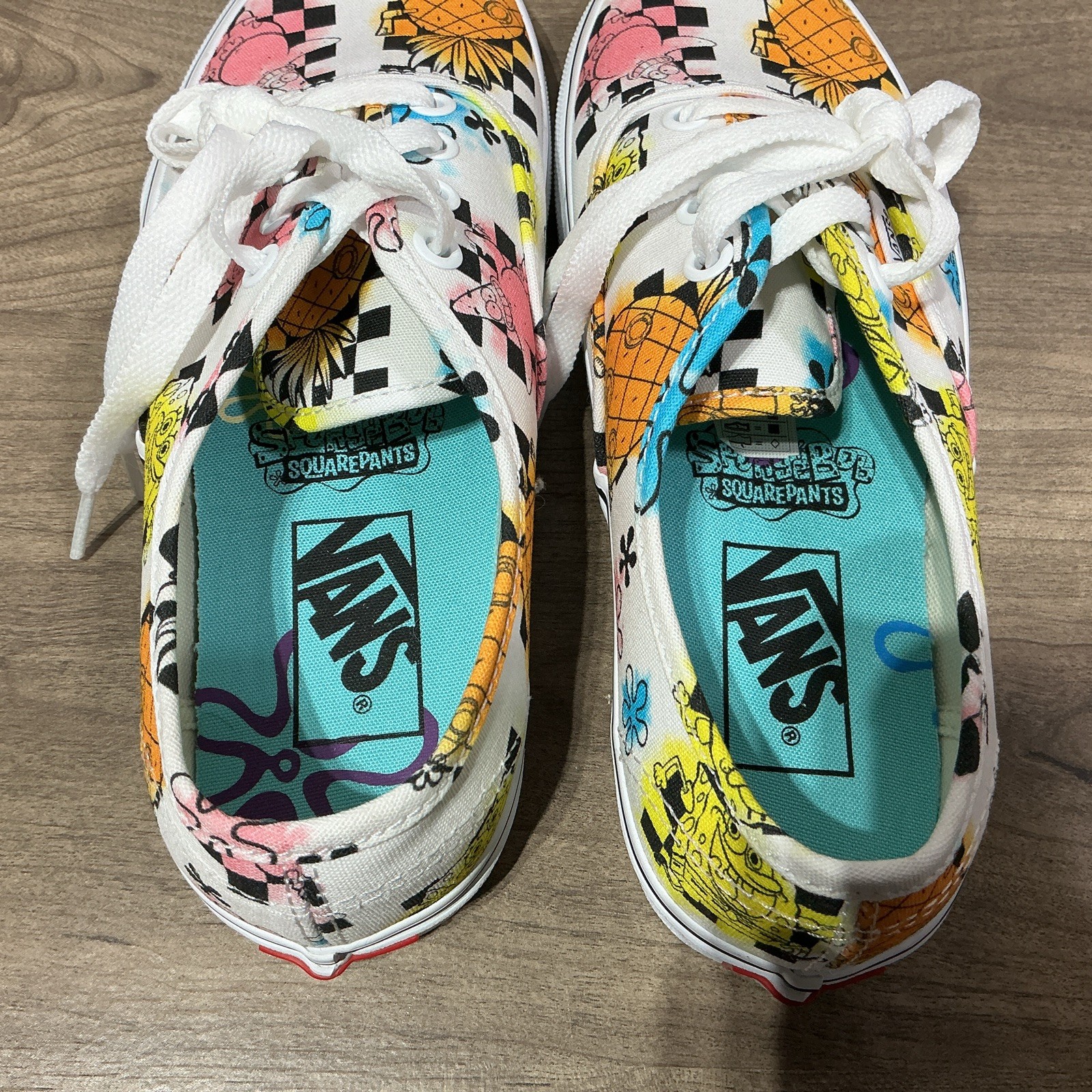 Vans x SpongeBob SquarePants Authentic Airbrush Skate Shoes Plankton Women’s 6.5