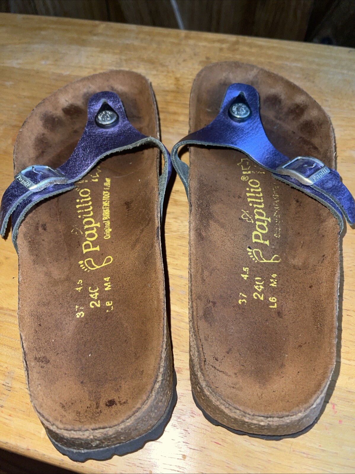 Birkenstock Papillio Purple LStrap Gizeh Thong Sandal EU 36 USA L 6 M 4 #10