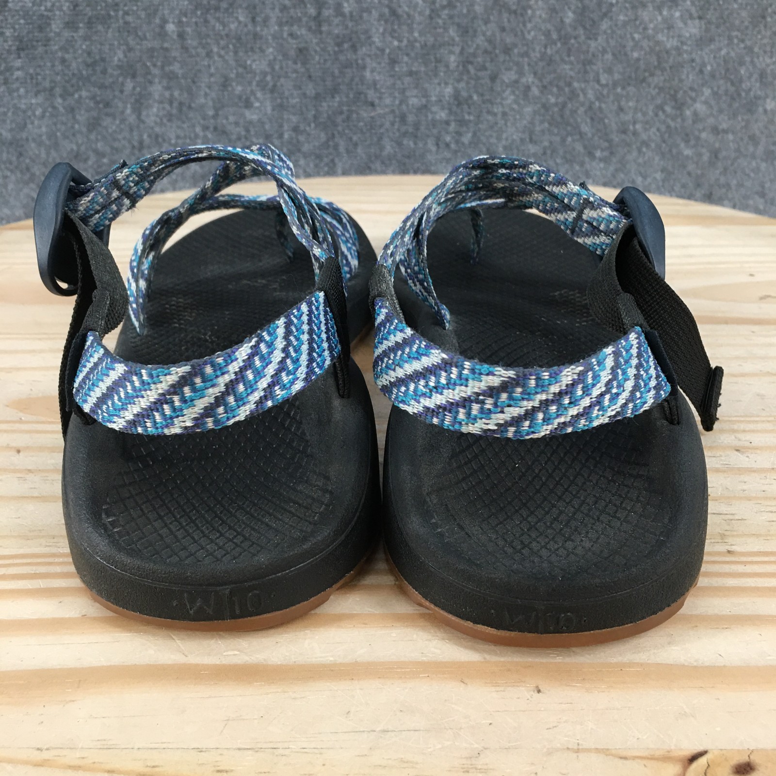 Chaco Sandals Womens 10 Z/Cloud X2 Sporty Adjustable Slingback Blue Black