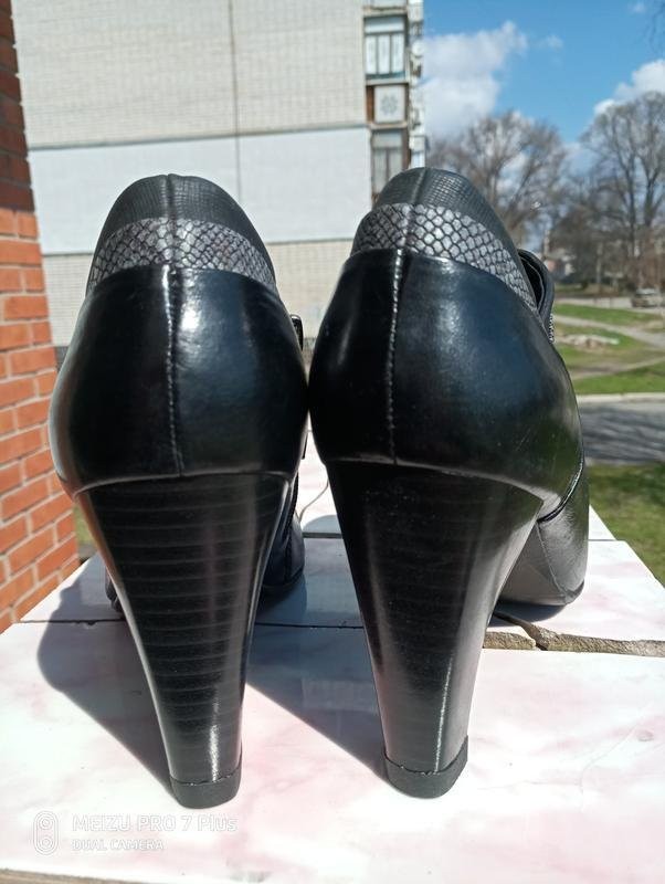 Women Gerry Weber ankle boots black leather 38 #816Y