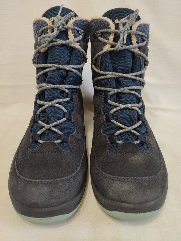 women lowa boots navy gore-tex 38