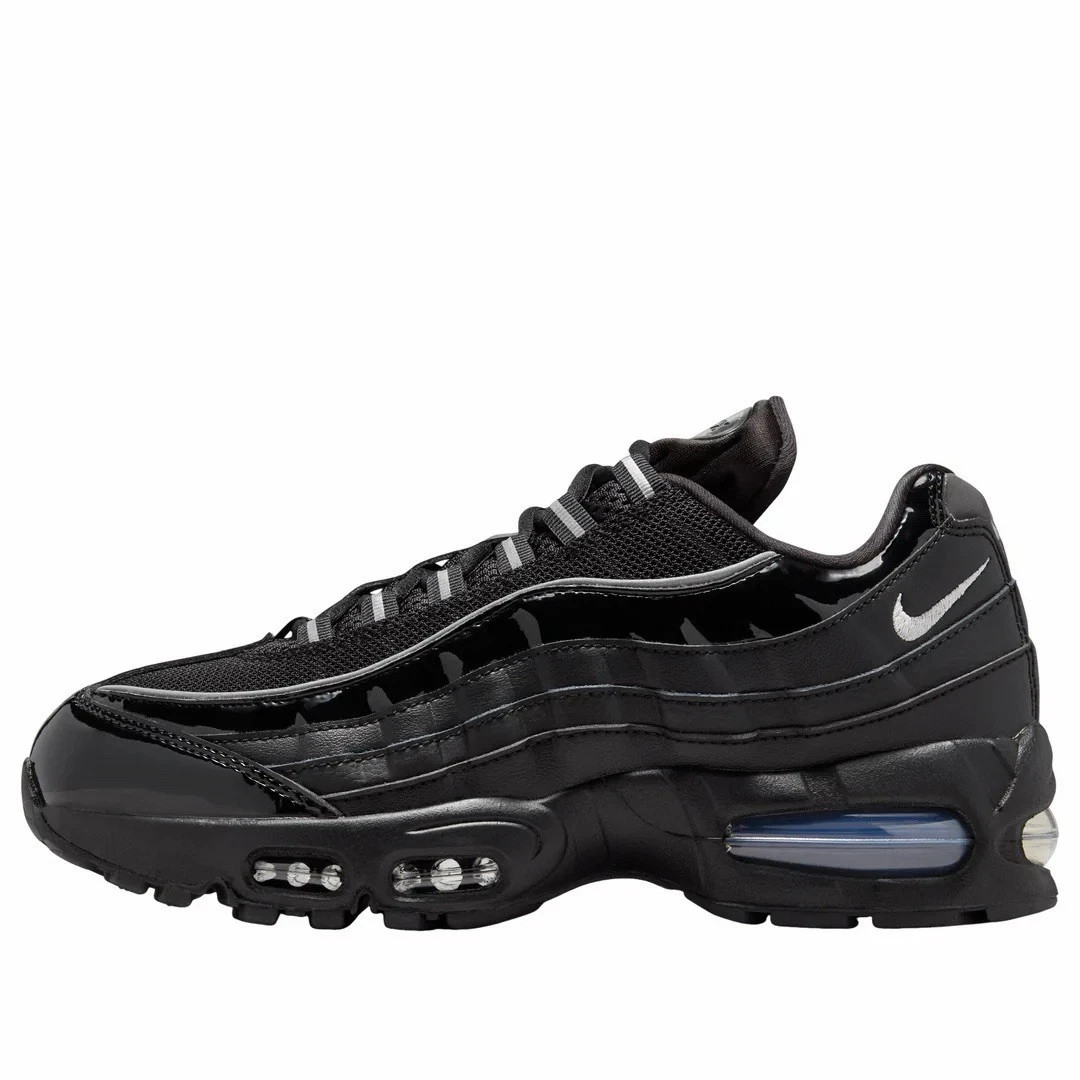 Nike Air Max 95 Big Bubble Black/Metallic silver Shoes IB6397-001 Women’s sz 6-8
