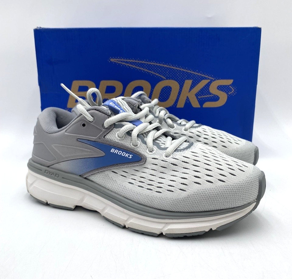 Brooks DYAD 11 Women’s NEW Running Shoes Grey/Blue US Size 6 D
