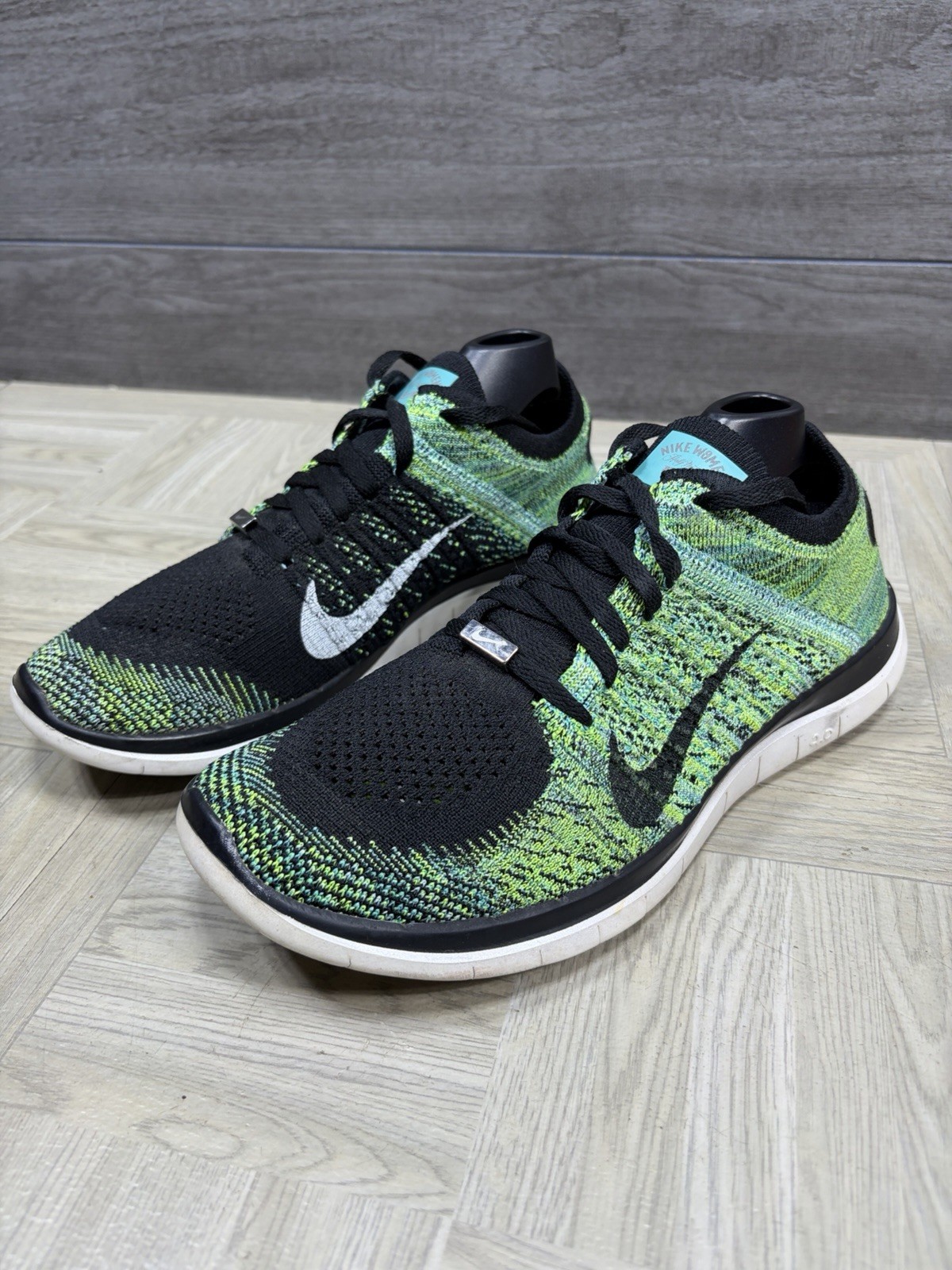 nike DC 2014 half marathon women shoe sz 8 free 4.0 669615-003 Running Green