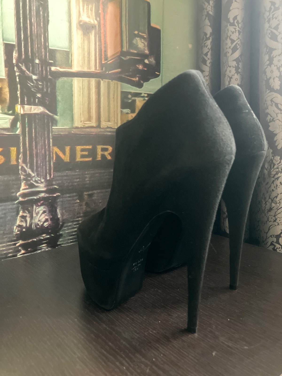 Giuseppe Zanotti black suede pumps new size 38.5