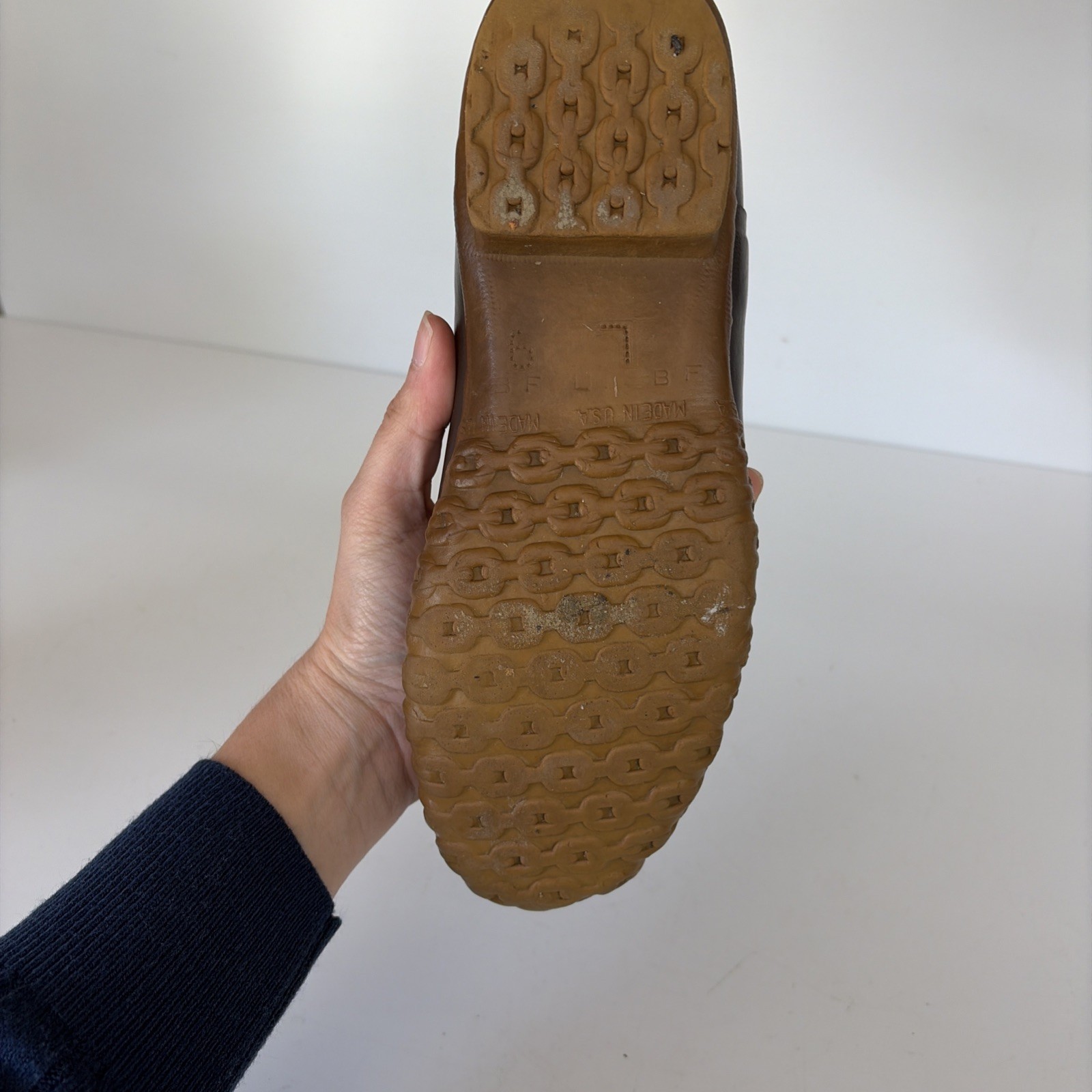 Vintage LL Bean Maine Hunting Shoes Womens Size 9 Duck Boots USA