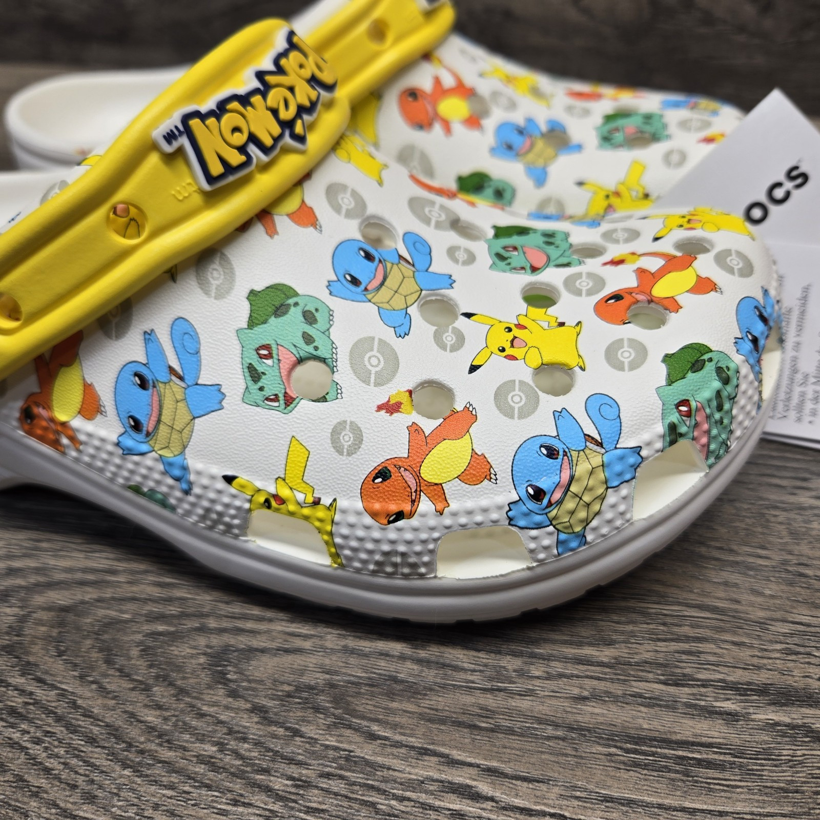 Crocs Unisex Adult Sizes Classic Pokemon 2 Clog 207765-94S New Pikachu Squirtle
