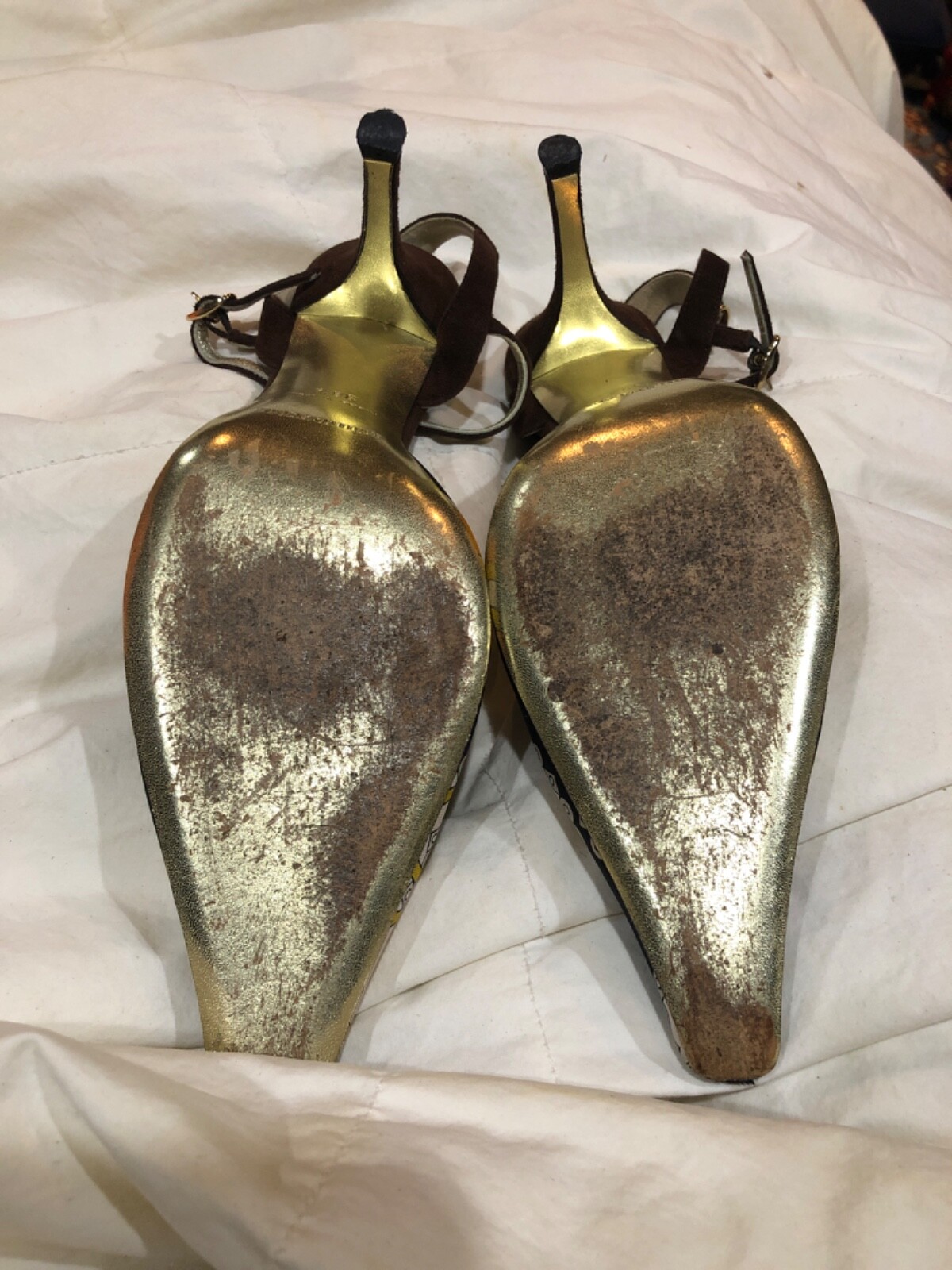 Groovy Emilio Pucci 38.5 Stylish Slingback Pumps!!