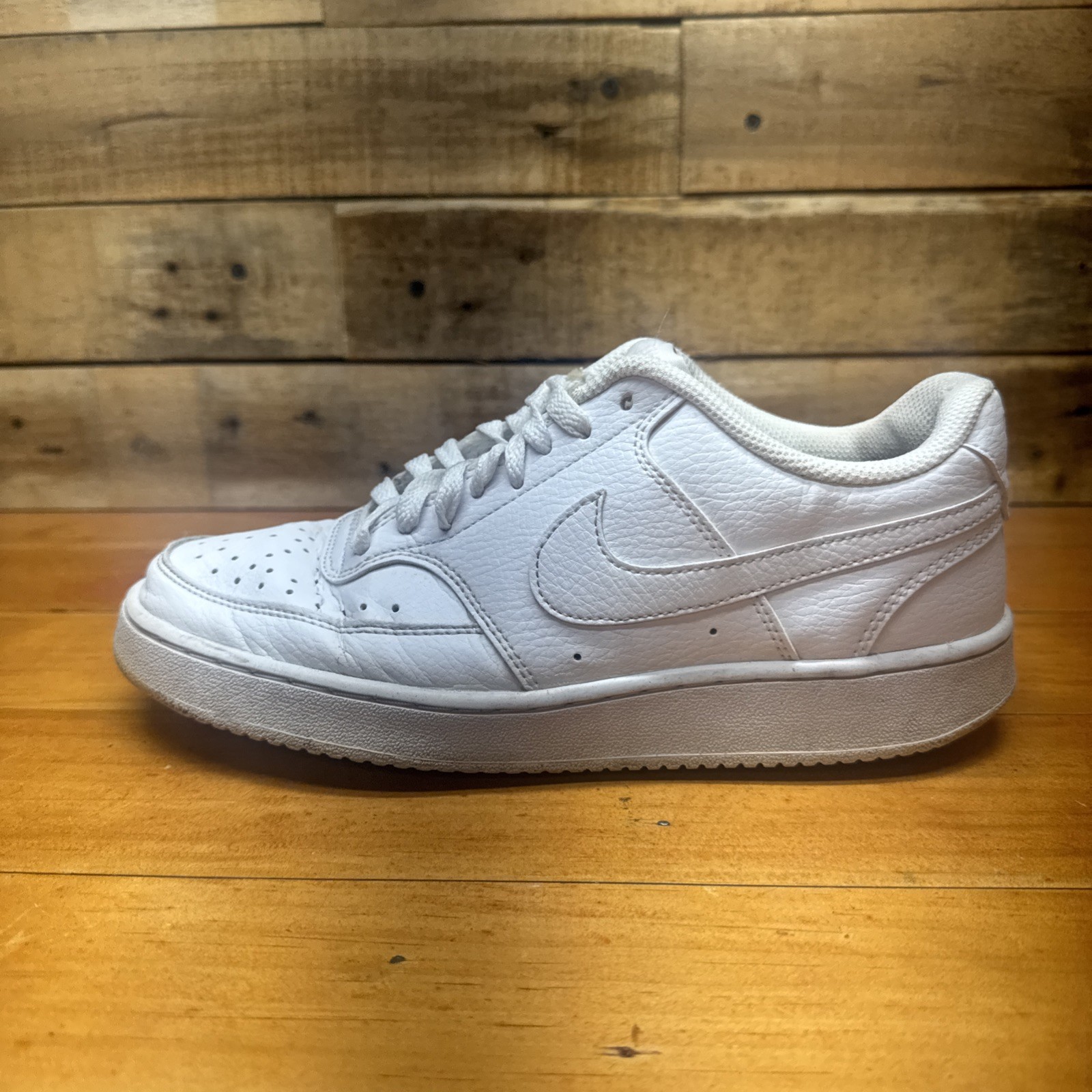 NEW Nike Court Vision Low Next Nature Triple White DH3158-100 Womens Size 8
