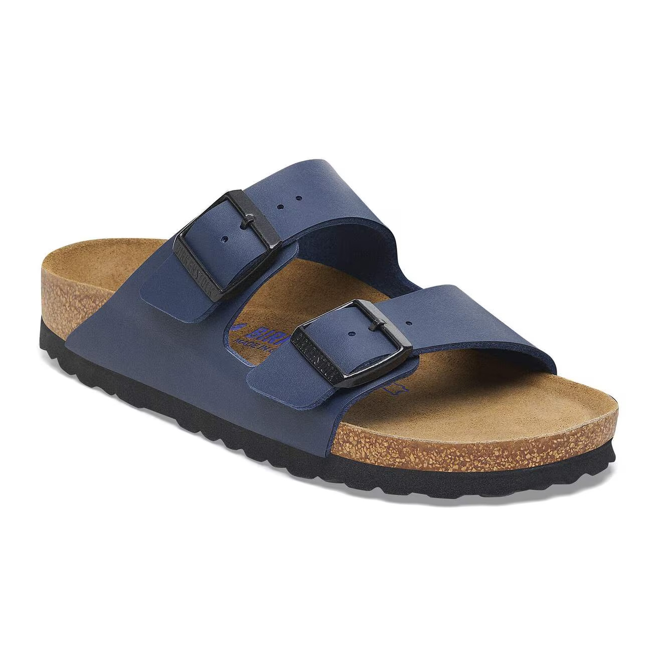 Birkenstock Arizona Blue Birkibuc Leather Soft Footbed Sandals Size EU 37-45