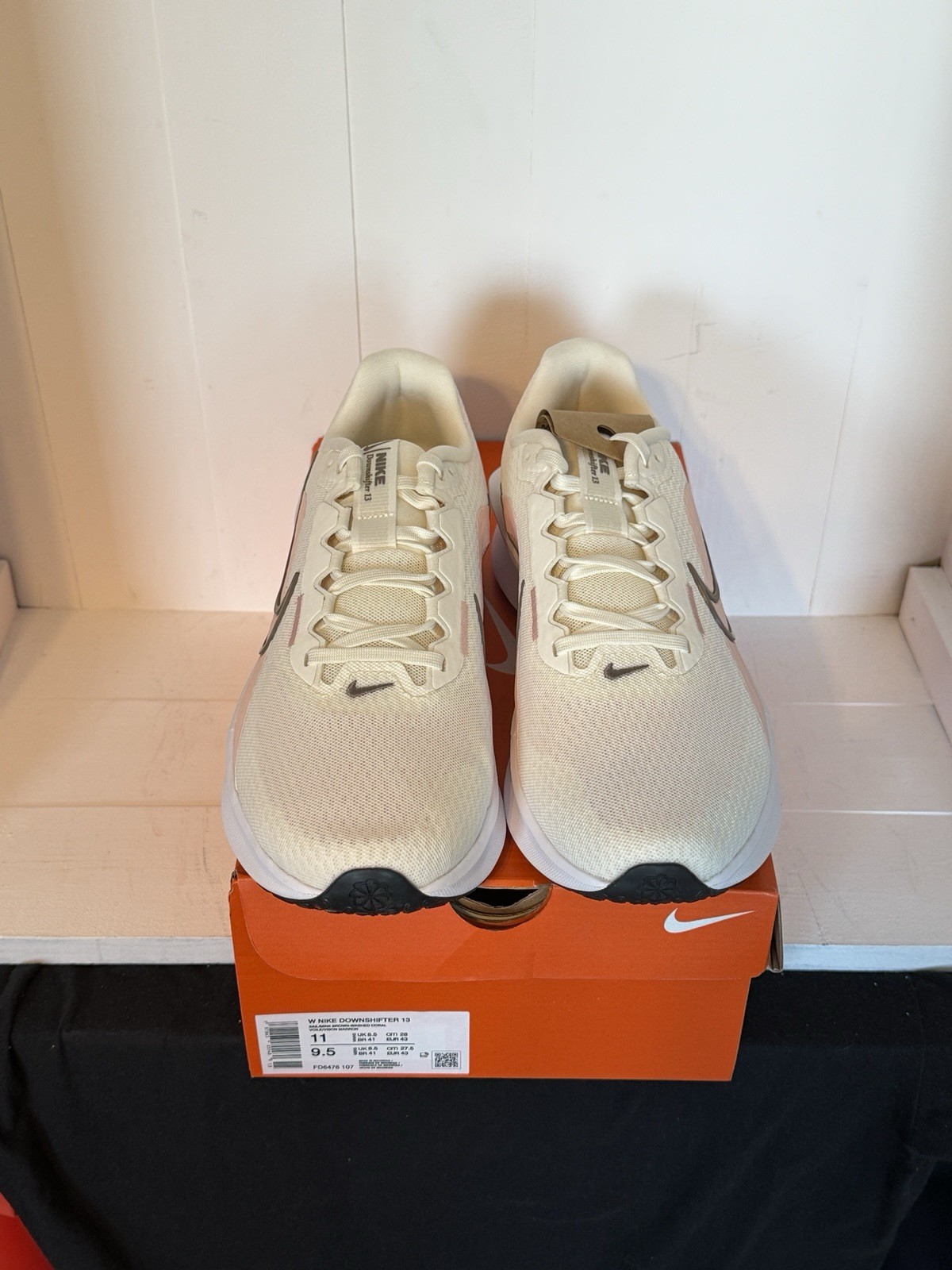 Nike Downshifter 13/Sail-Mink Brown-Washed Coral (FD6476-107)/Sz: 11W/(NIB)
