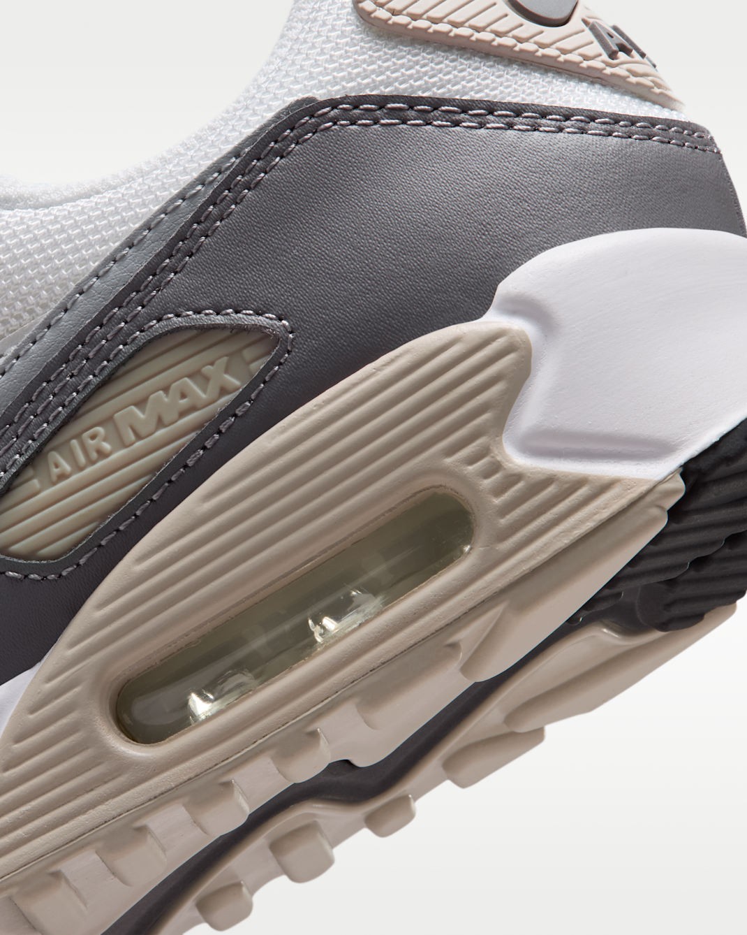 NIKE Women’s Air Max 90 IM4613-201 Cream 2 Pencil Point Off White Wolf Grey