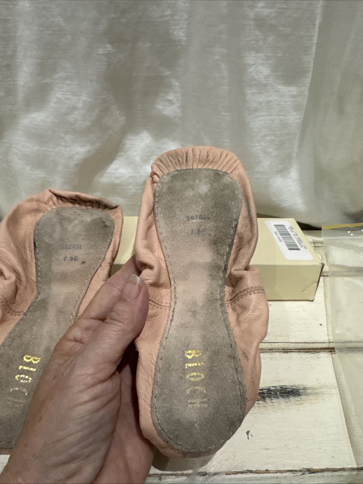 Bloch Pump Canvas Ballet Shoes Womens Size 7.5C Pink S0205LPDance Slippers Flats