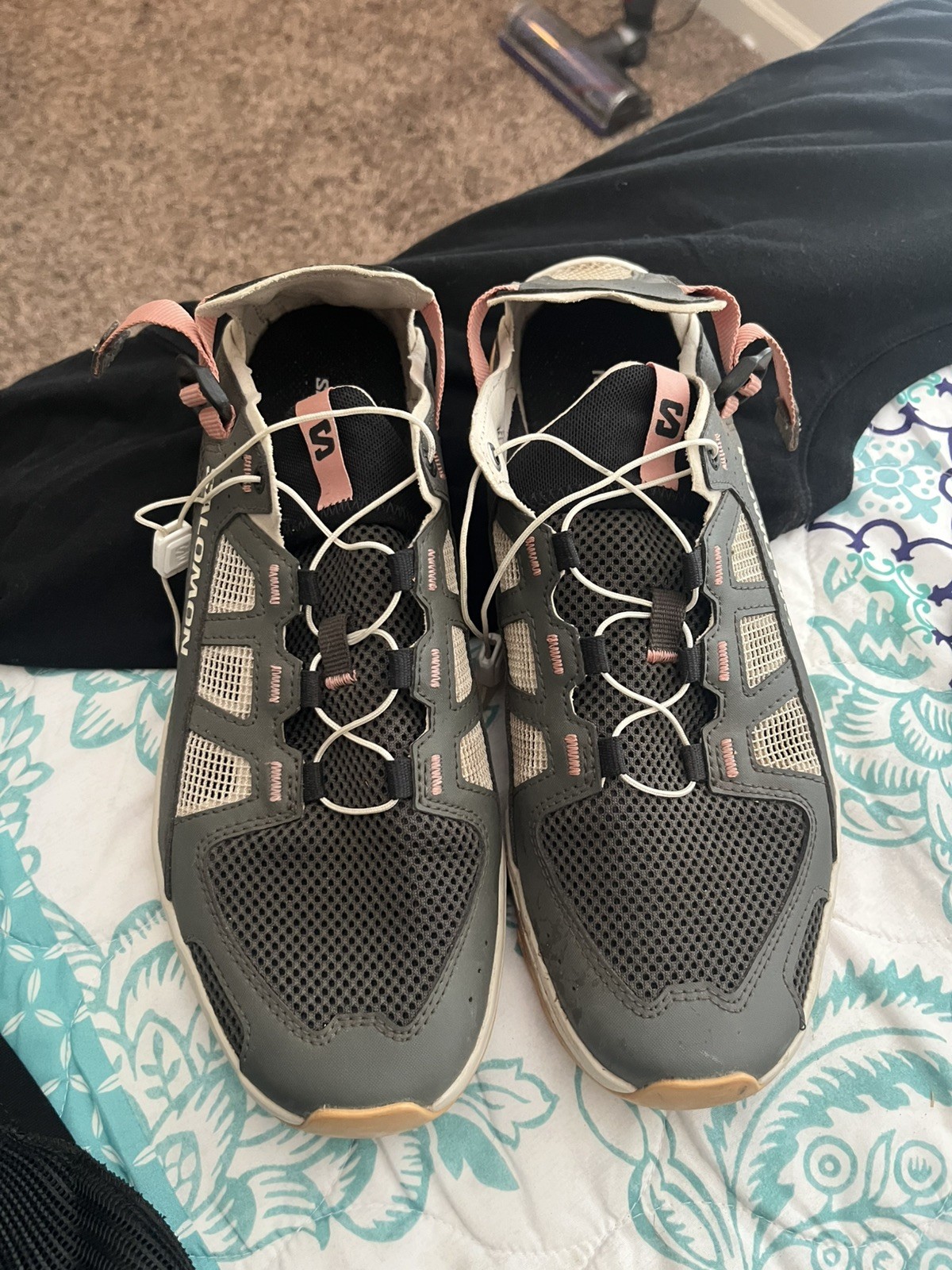 Salomon Women’s TECHAMPHIBIAN 5 W Water ( Land To Water) Comfort Shoes Size 9