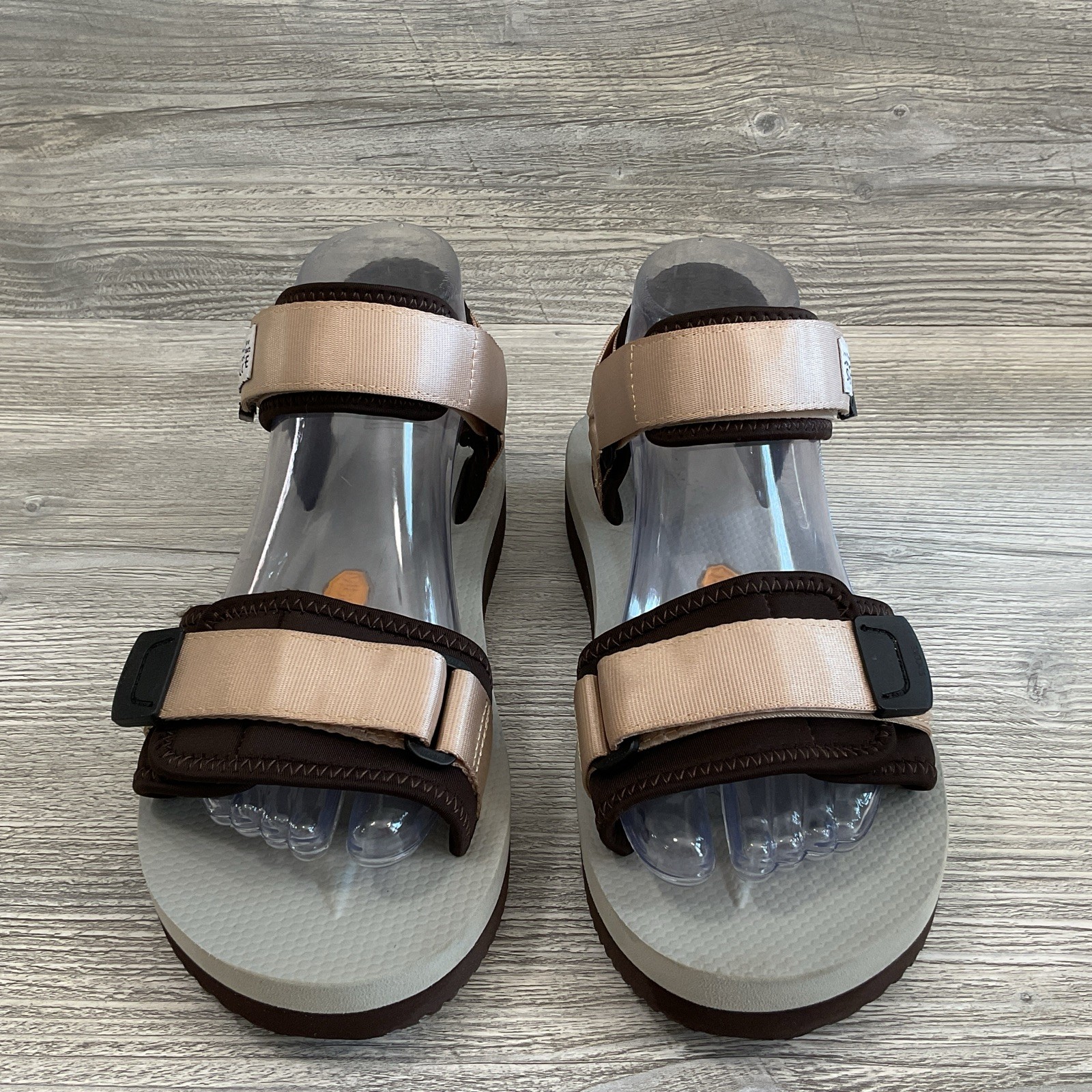 Suicoke CEL-VPO Womens Sandals Rose Gold Strappy Vibram Outdoor Adventure Size 8