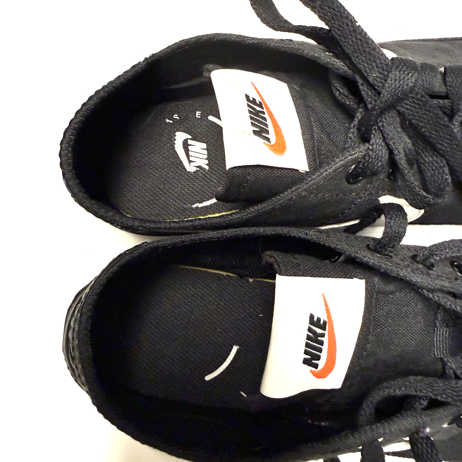 Nike Court Legacy Canvas Black & White Sneakers Shoes Womens Size 11 Streetwear