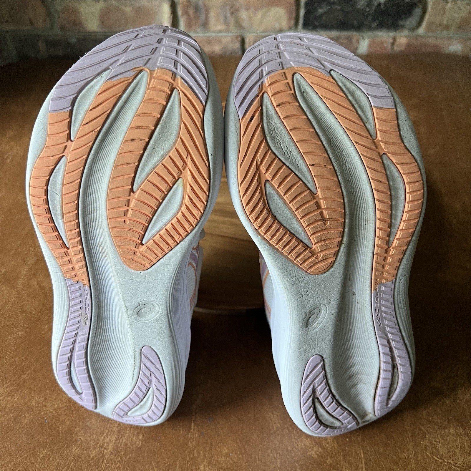 ASICS Gel-Nimbus 27 Max Cushion White Lavender Womens 9.5 Running Shoes Sneakers
