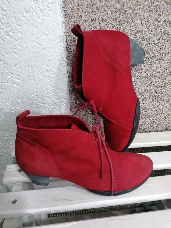 women ark boots red nubuck 39.5