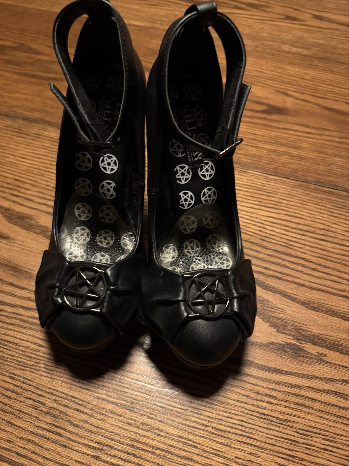 Killstar Black High Heels Size 6
