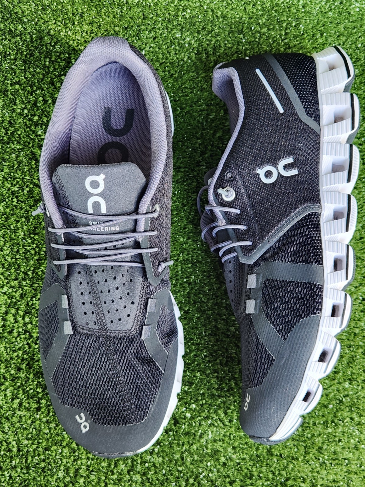 On Running Women’s Cloud 6 Running Walking Comfort Black Sneakers Shoe Size 10.5