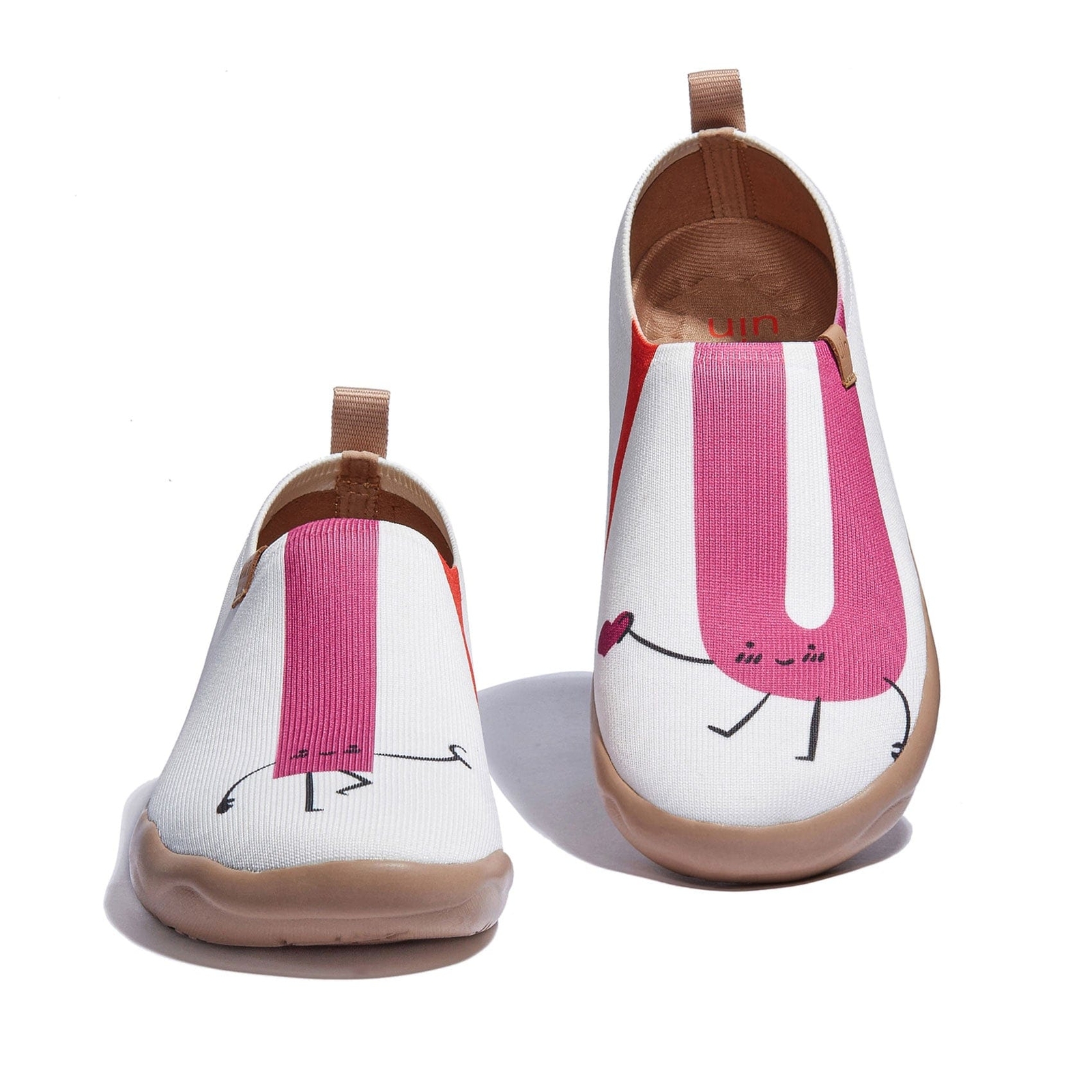 Women Size 5-10.5 UIN Slip On Shoes Canvas Comfortable Loafers «Yes I Do»