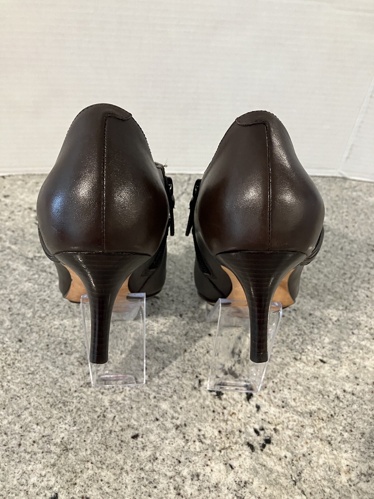 Cole Haan Women’s AIR Shootie/Bootie Pump Size 8B Brown Leather 2.5″ High Heel