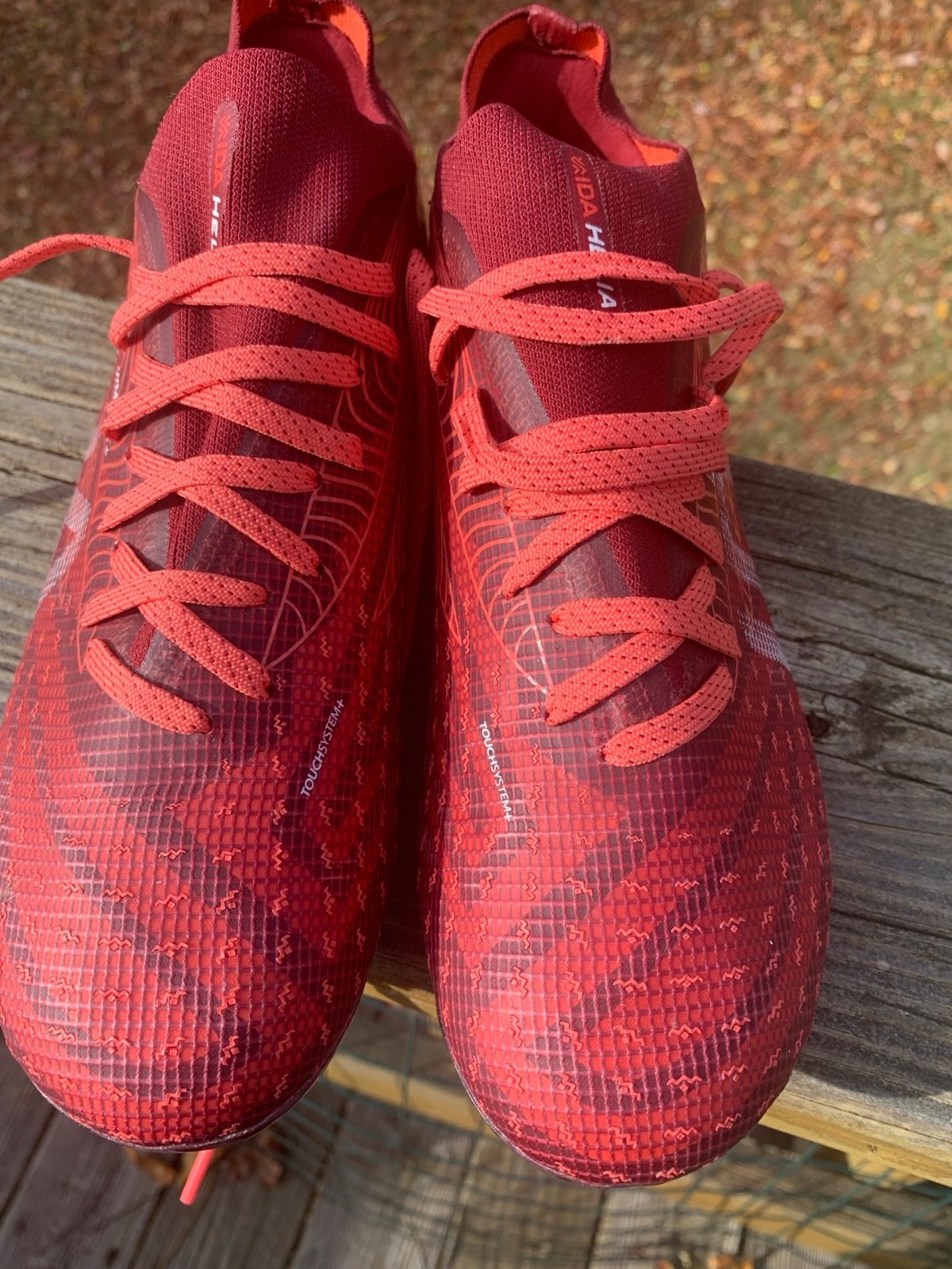 IDA Helia Elite Cleats, red, 9, 9.5, soccer, boots