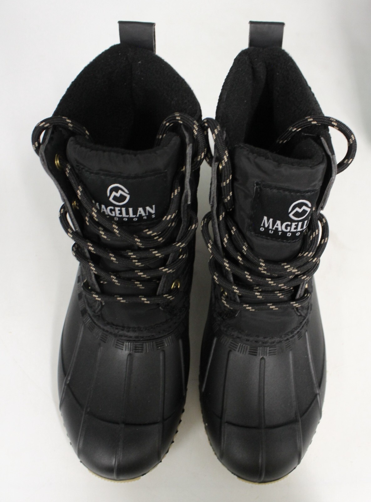 Magellan Outdoors Quilted Lace Up Duck Boots Women Size 7 Waterproof Black New
