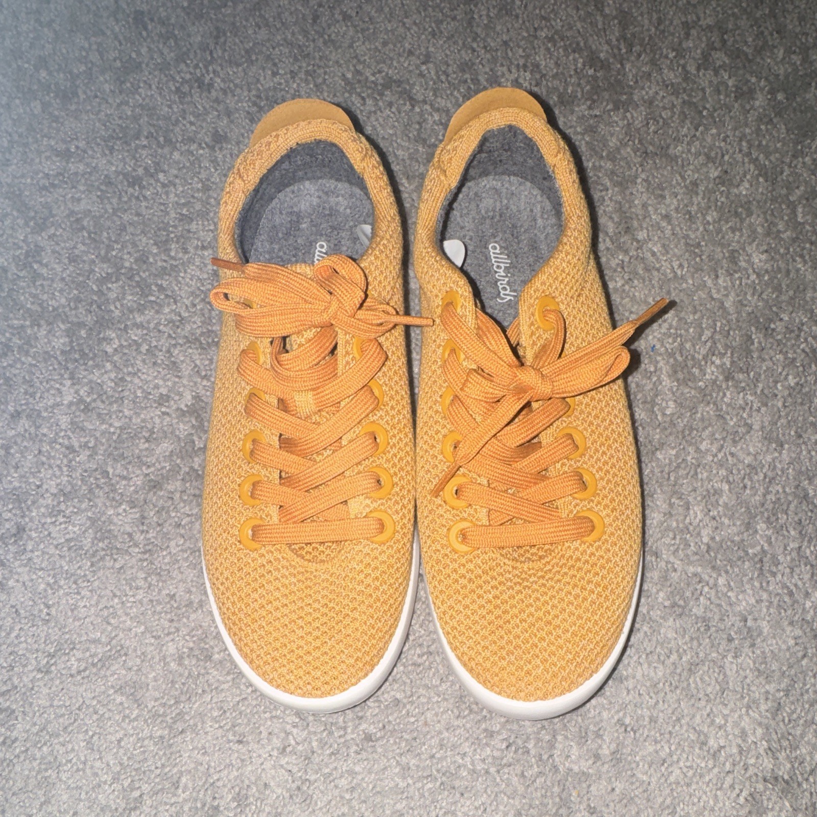 ⭐️PLS READ⭐️ ALLBIRDS Tree Piper Yellow shoes women’s size 8 (W8/UK 5/EU 38)
