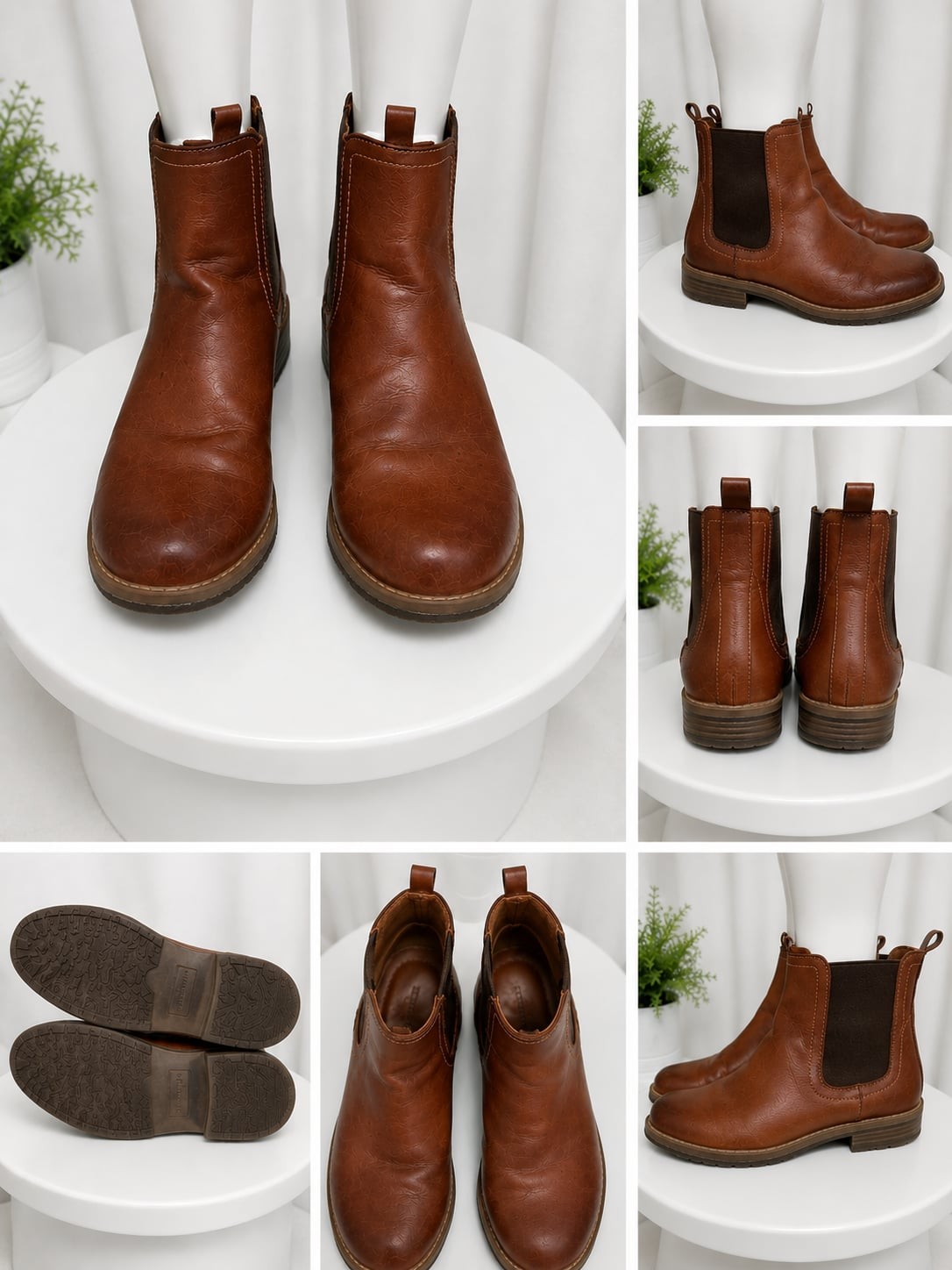 Camden Rock Brown Juno Women’s Size 11 Ankle Boots
