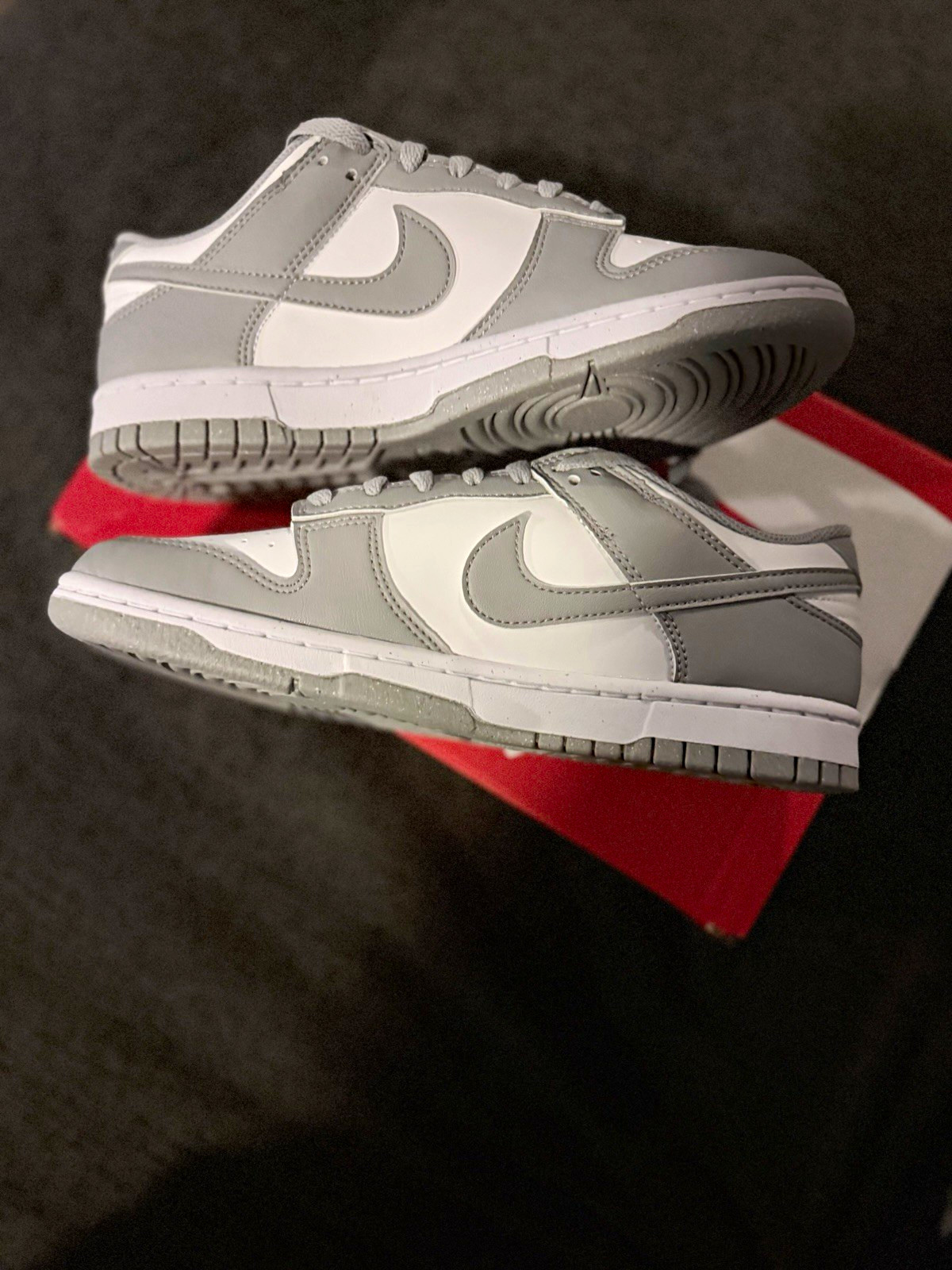 Nike Dunk Low Next Nature GS Gray/White Low Top Sneakers US 9Y DD1873-113