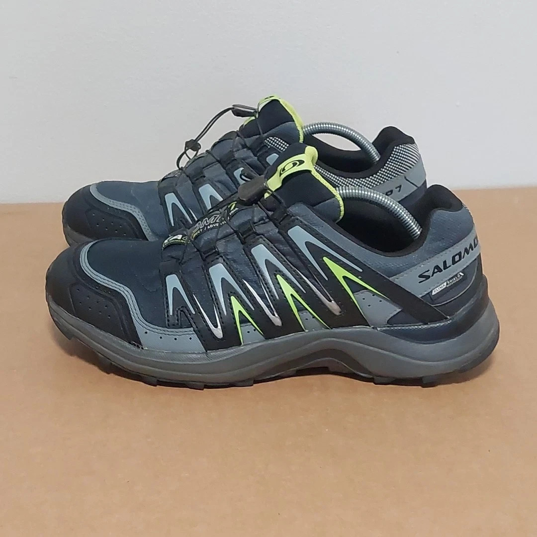 SALOMON XACOMP 7 CLIMA SHEILD Waterproof Mens SHOES HIKING TRAIL SIZE 11.5