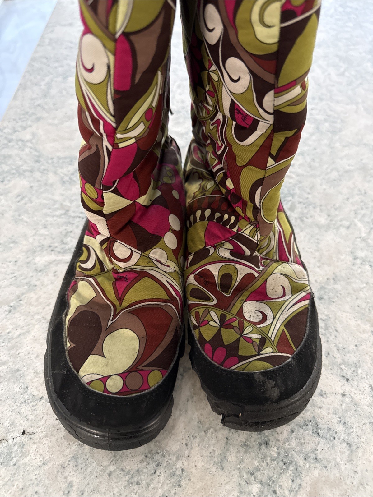 Emilio Pucci Fabric Half Boots Sz. 7
