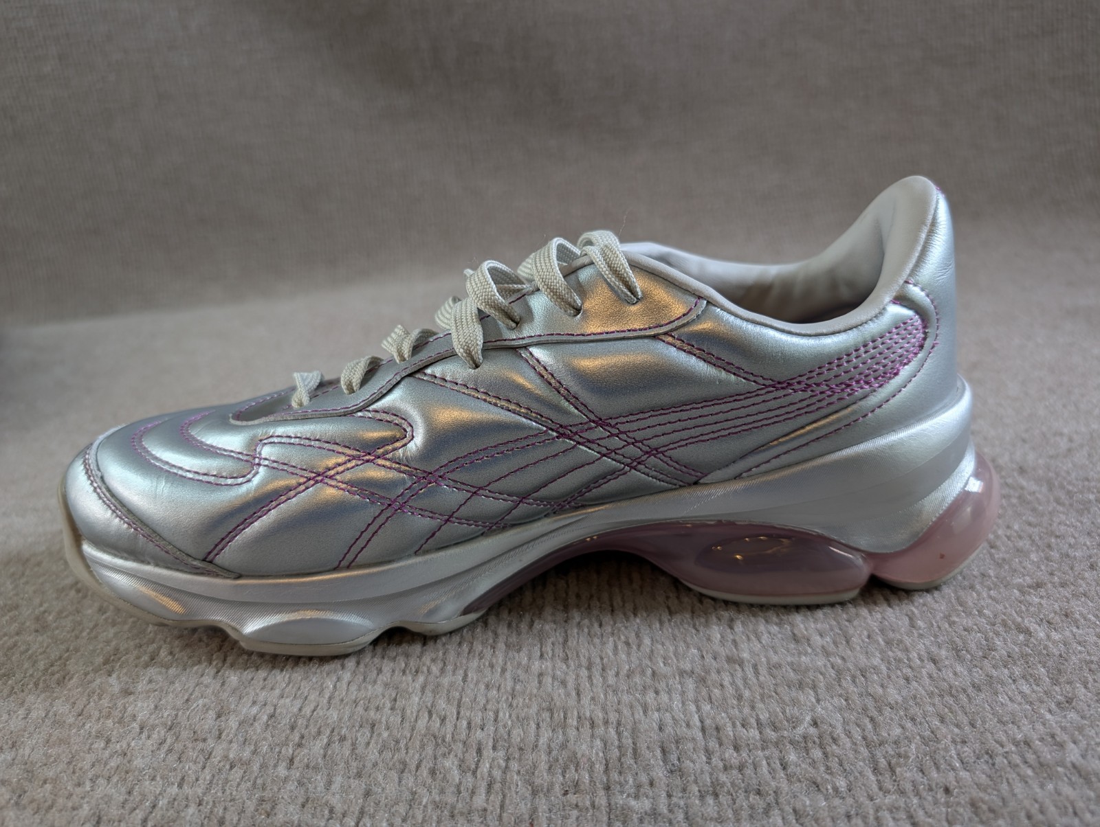 PUMA Cell Dome King ML x Dua Lipa Silver Purple Women’s Sneaker Shoes Size 10