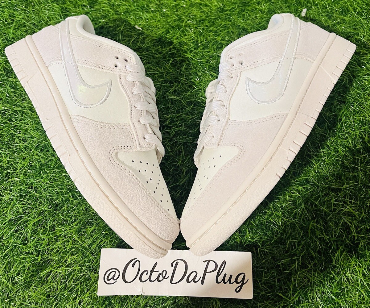 Nike Dunk Low Sail Iridescent Swoosh Womens Multi Sizes HF5074-133