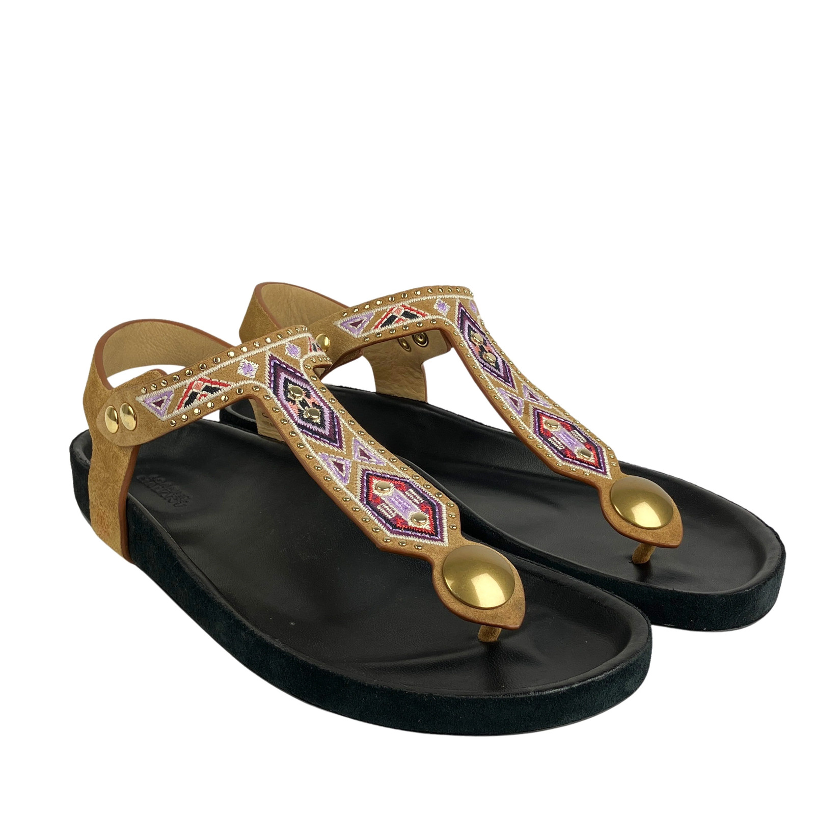 Isabel Marant Enore Sandals in Cognac