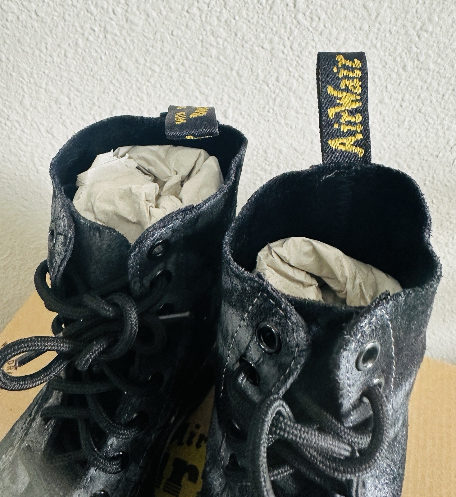 Dr. Martens 1460 Pascal Tie Dye Suede Lace-Up Ankle Combat Boot US 6 EU 37