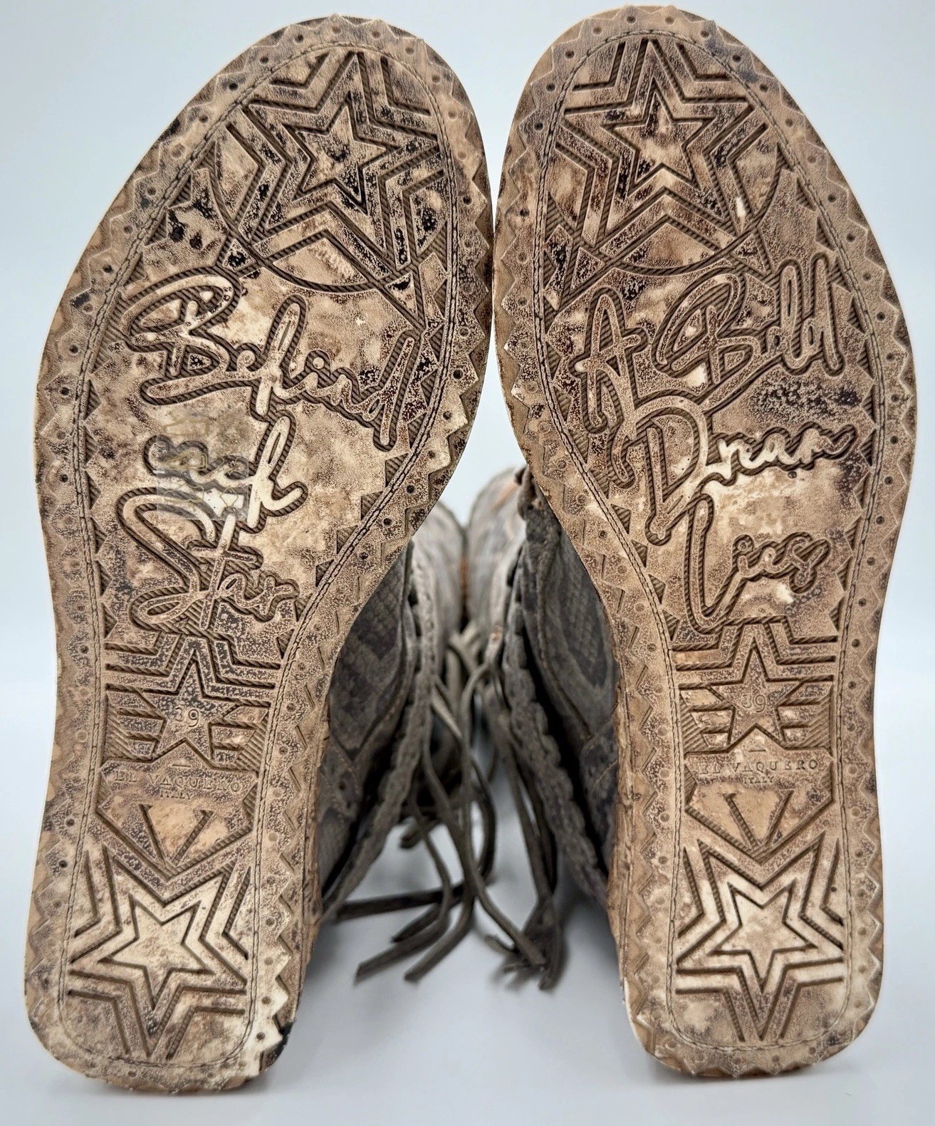 El Vaquero Mirea | Reptile Vine | Sz 39 – Women’s Wedge Moccasin Boots NEW