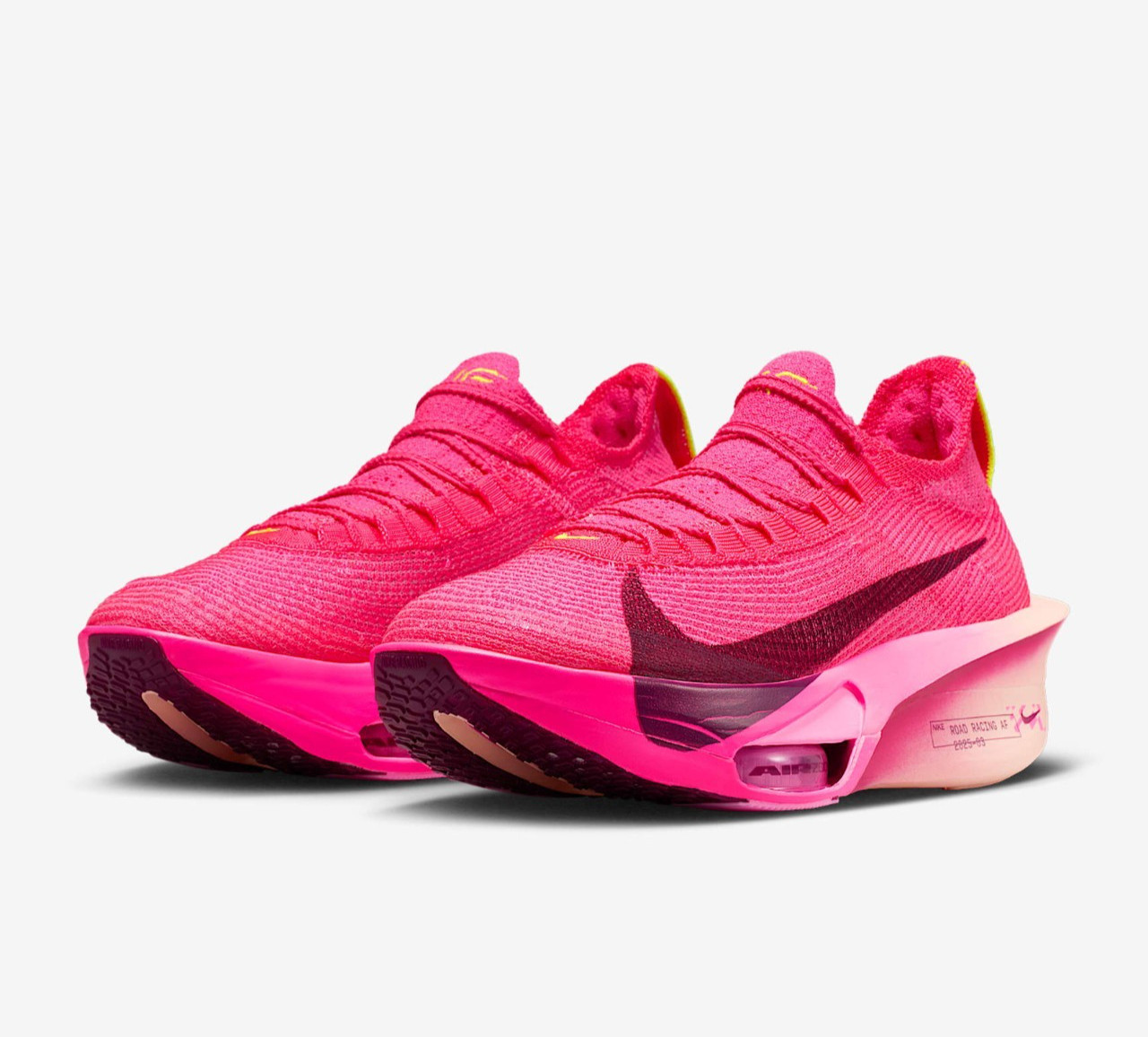 NIKE Women’s Alphafly 3 FD8315-601 Hyper Pink Crimson Tint Pink Spell Bordeaux