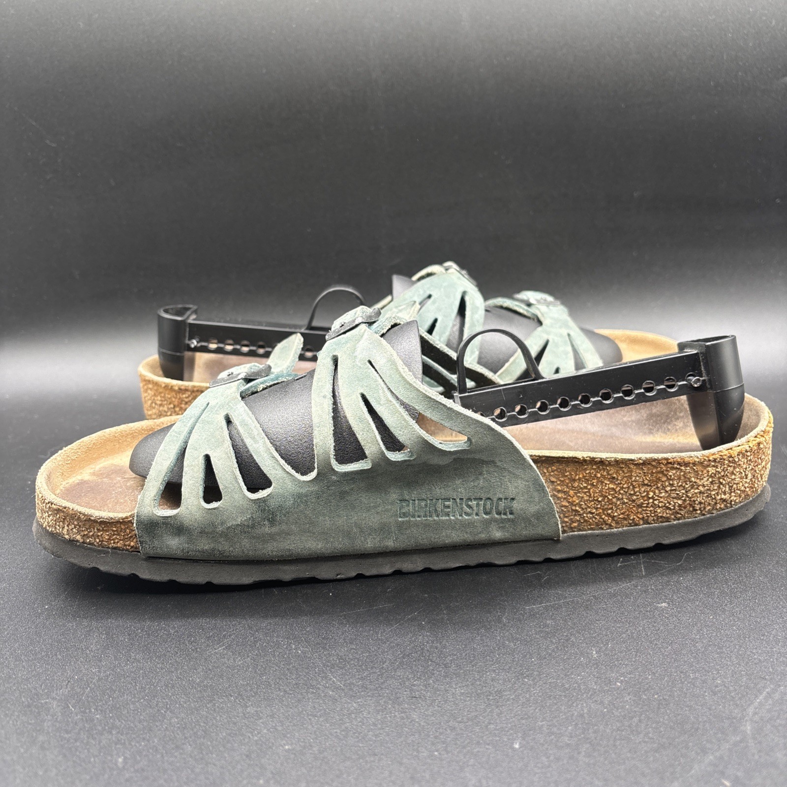 Birkenstock Granada Sandals Slides Women’s EU 40 US 9 Soft Blue Turquoise