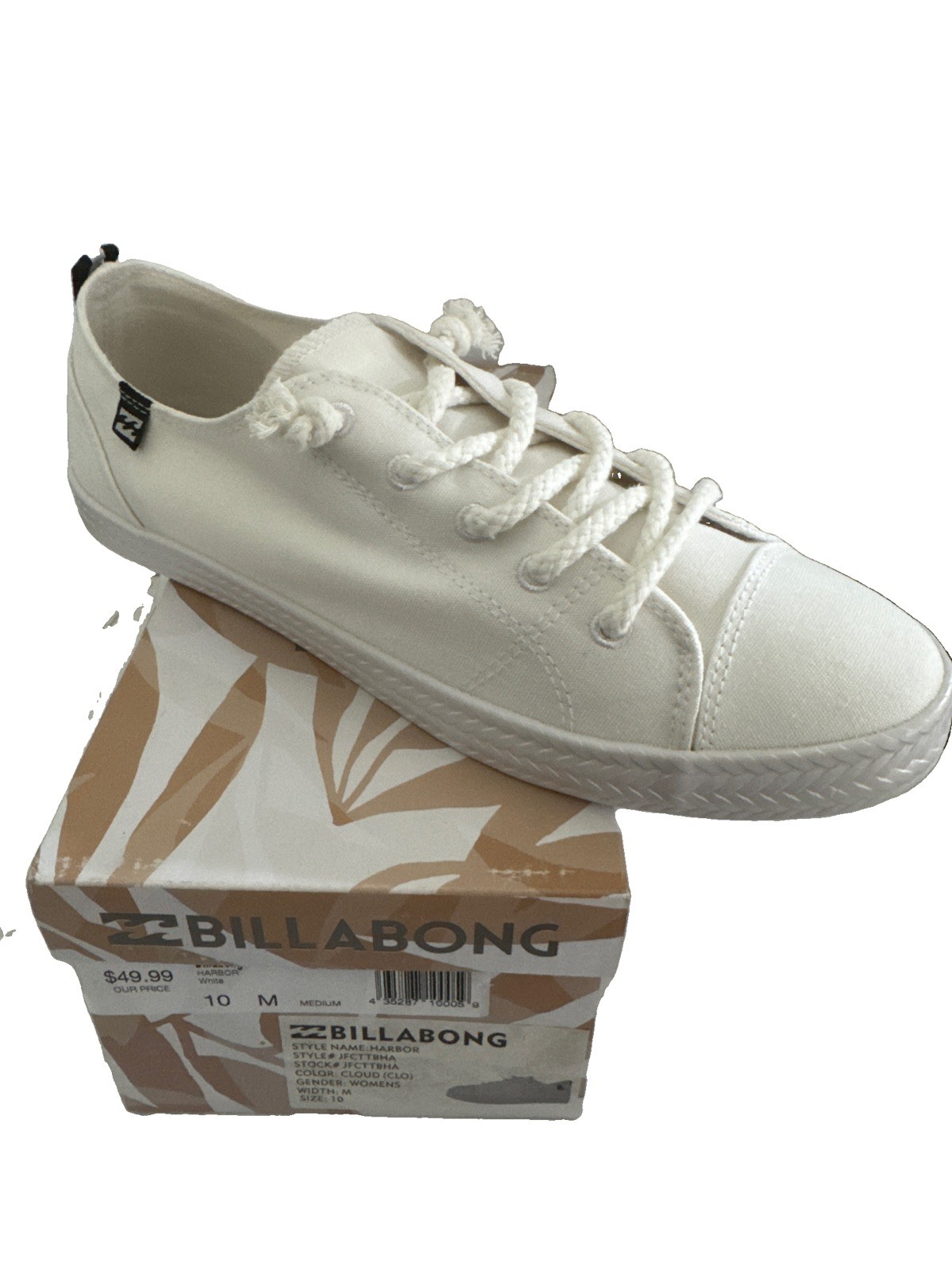 Billabong Harbor Women’s White Sneakers