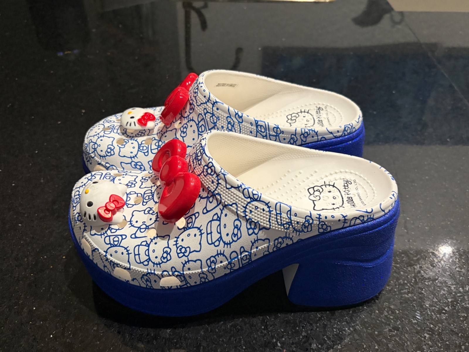 Hello Kitty X Crocks Siren Clogs size 9Womens 7 Mens
